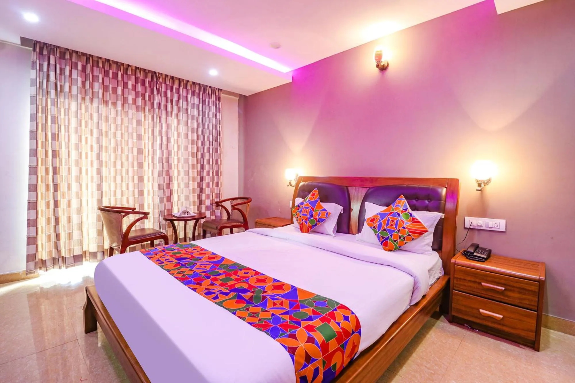 Photo of the whole room, Bed in FabHotel Turning Point - Nr Ulsoor Lake