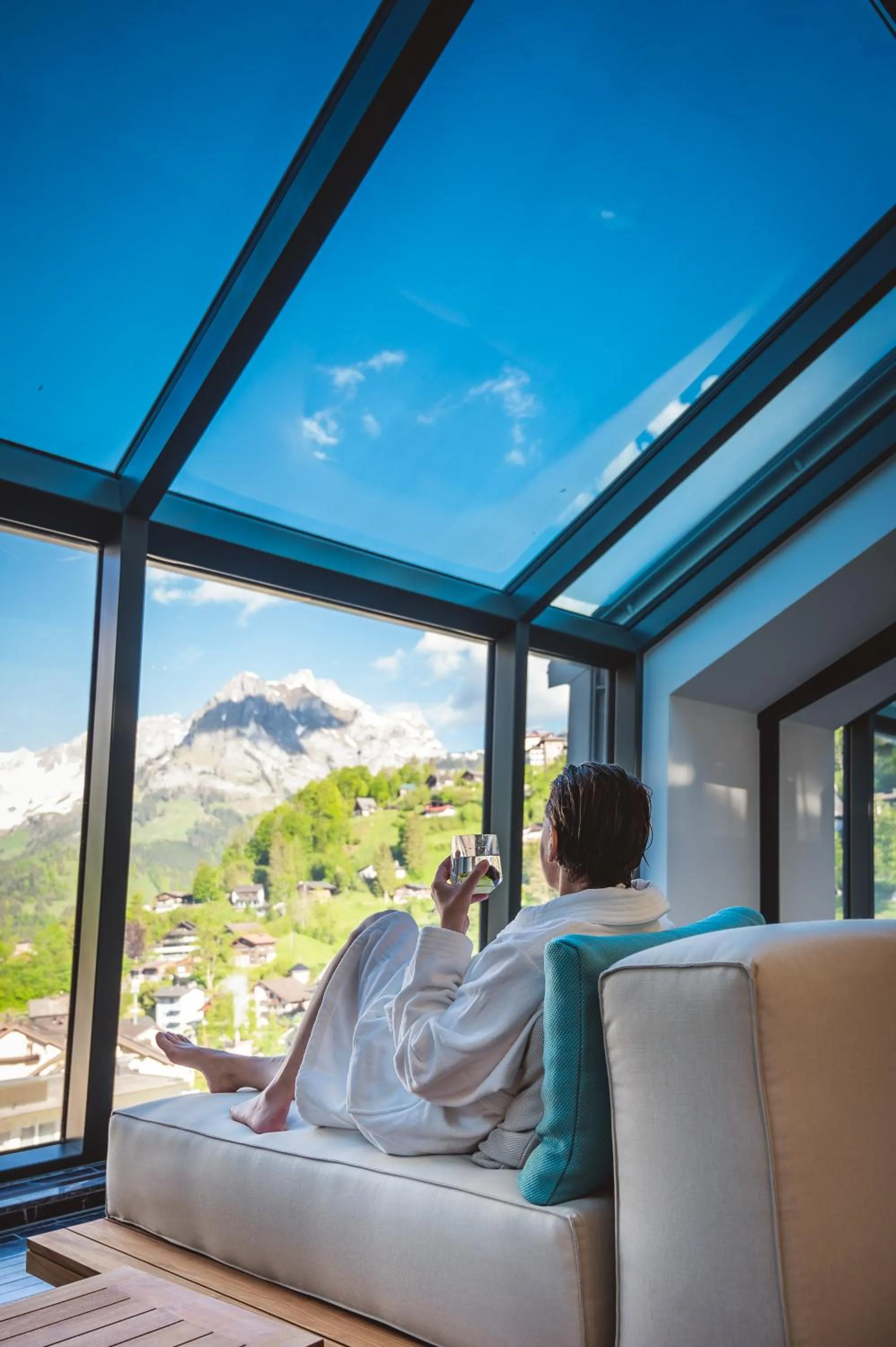 View (from property/room) in Kempinski Palace Engelberg