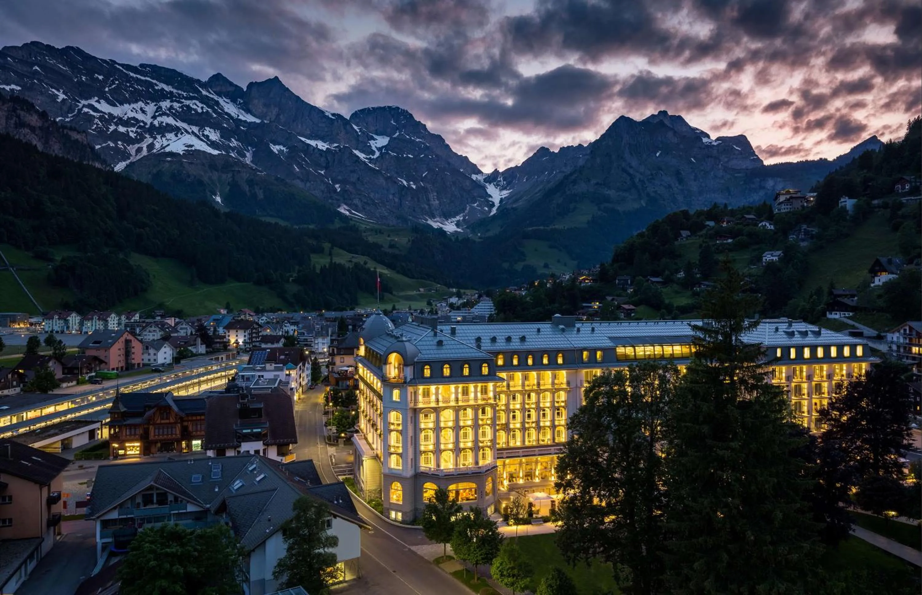 Property building in Kempinski Palace Engelberg