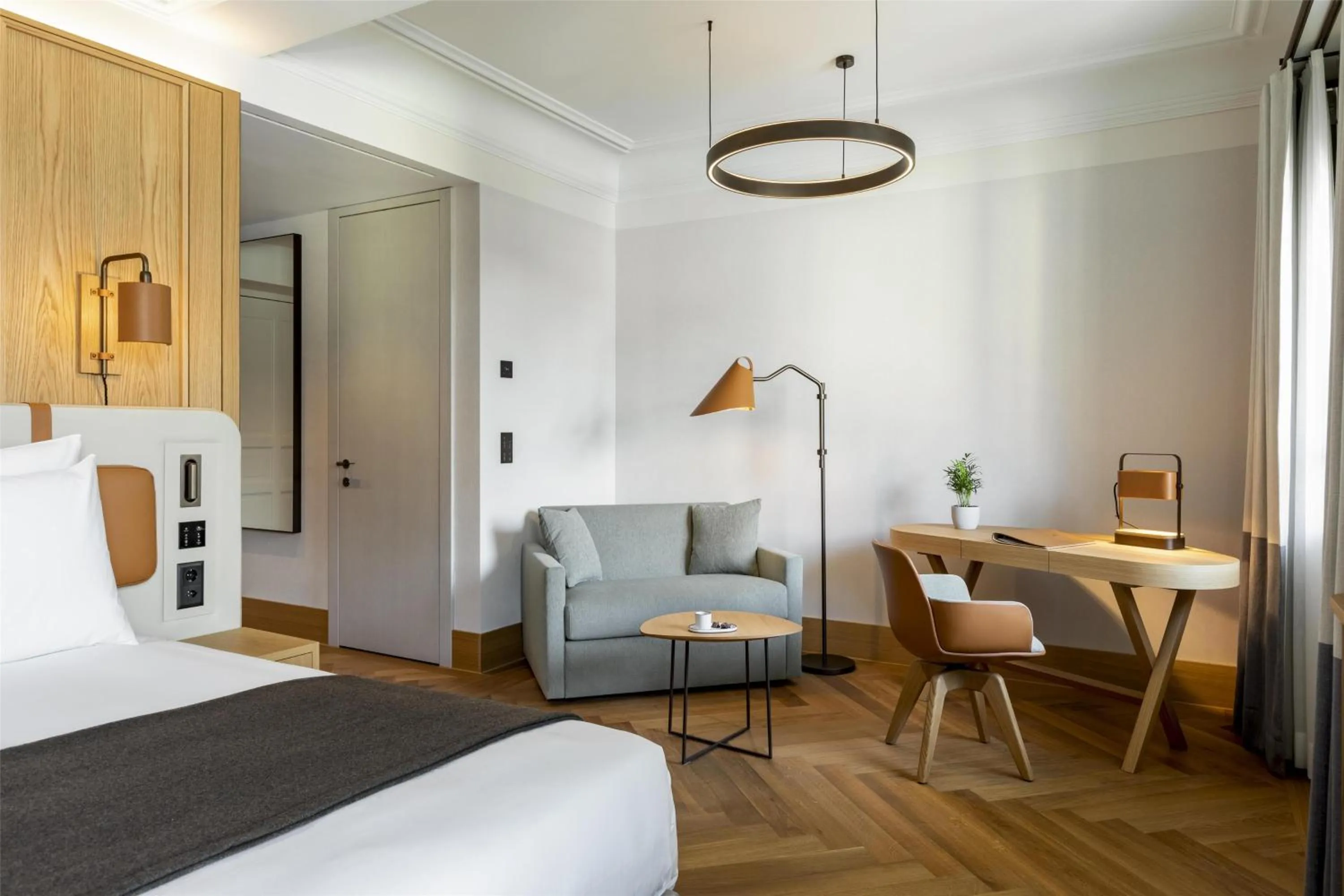 Bedroom, Bed in Kempinski Palace Engelberg