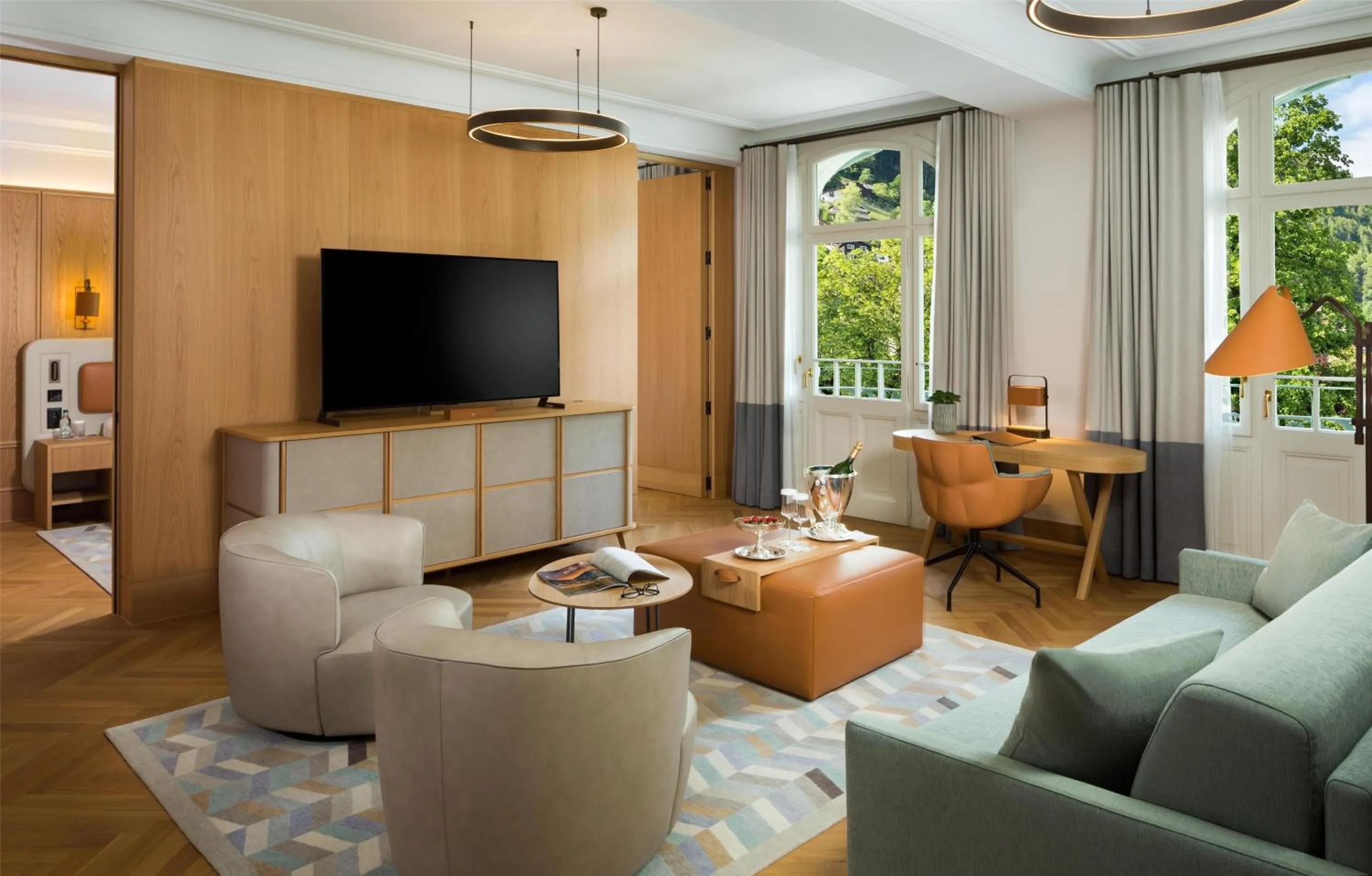 Bedroom in Kempinski Palace Engelberg