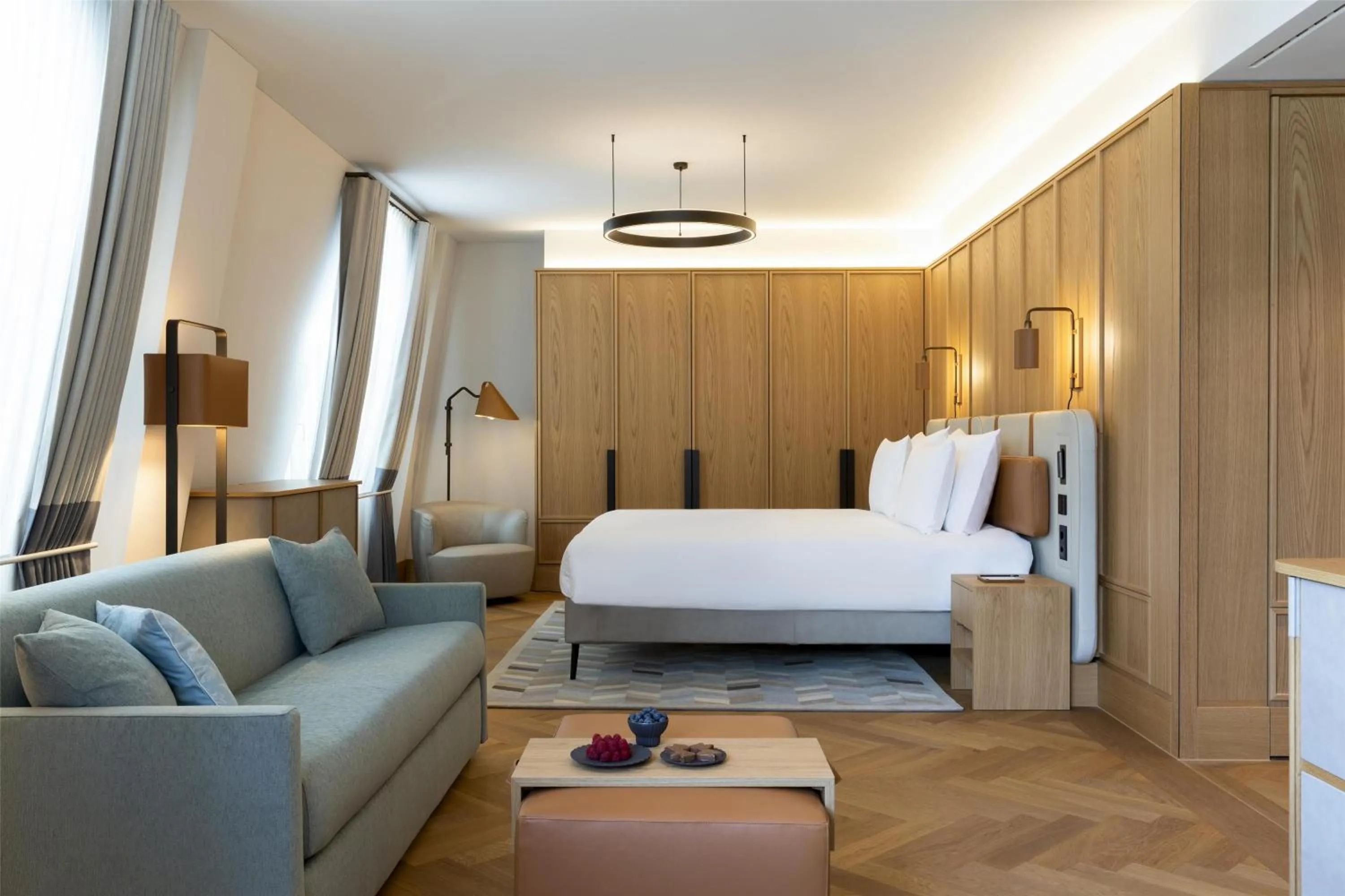 Bedroom, Bed in Kempinski Palace Engelberg