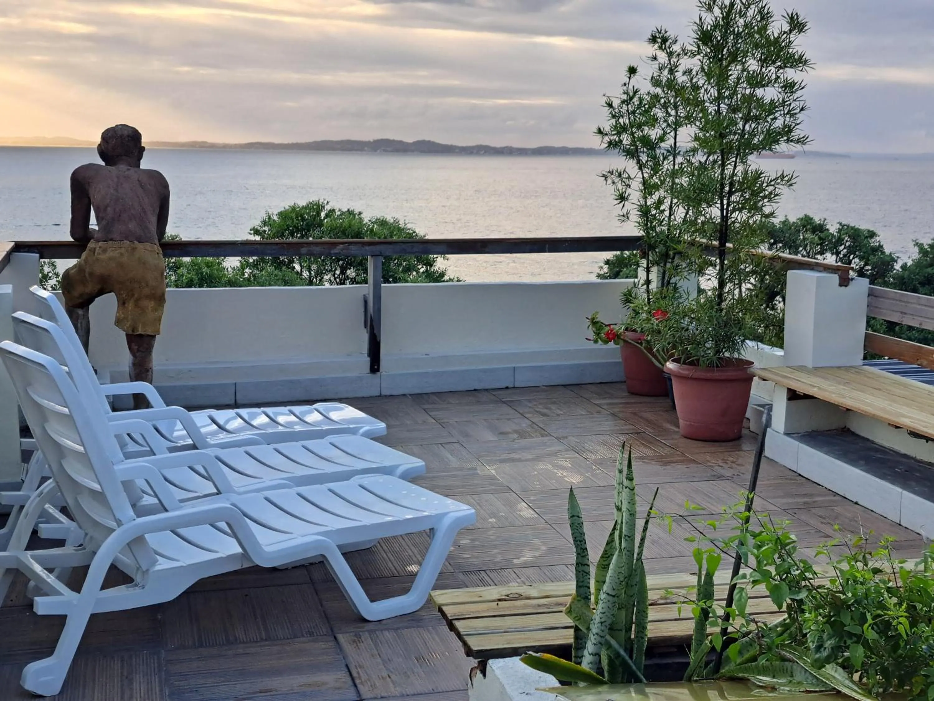 Balcony/Terrace in Beach Front Village