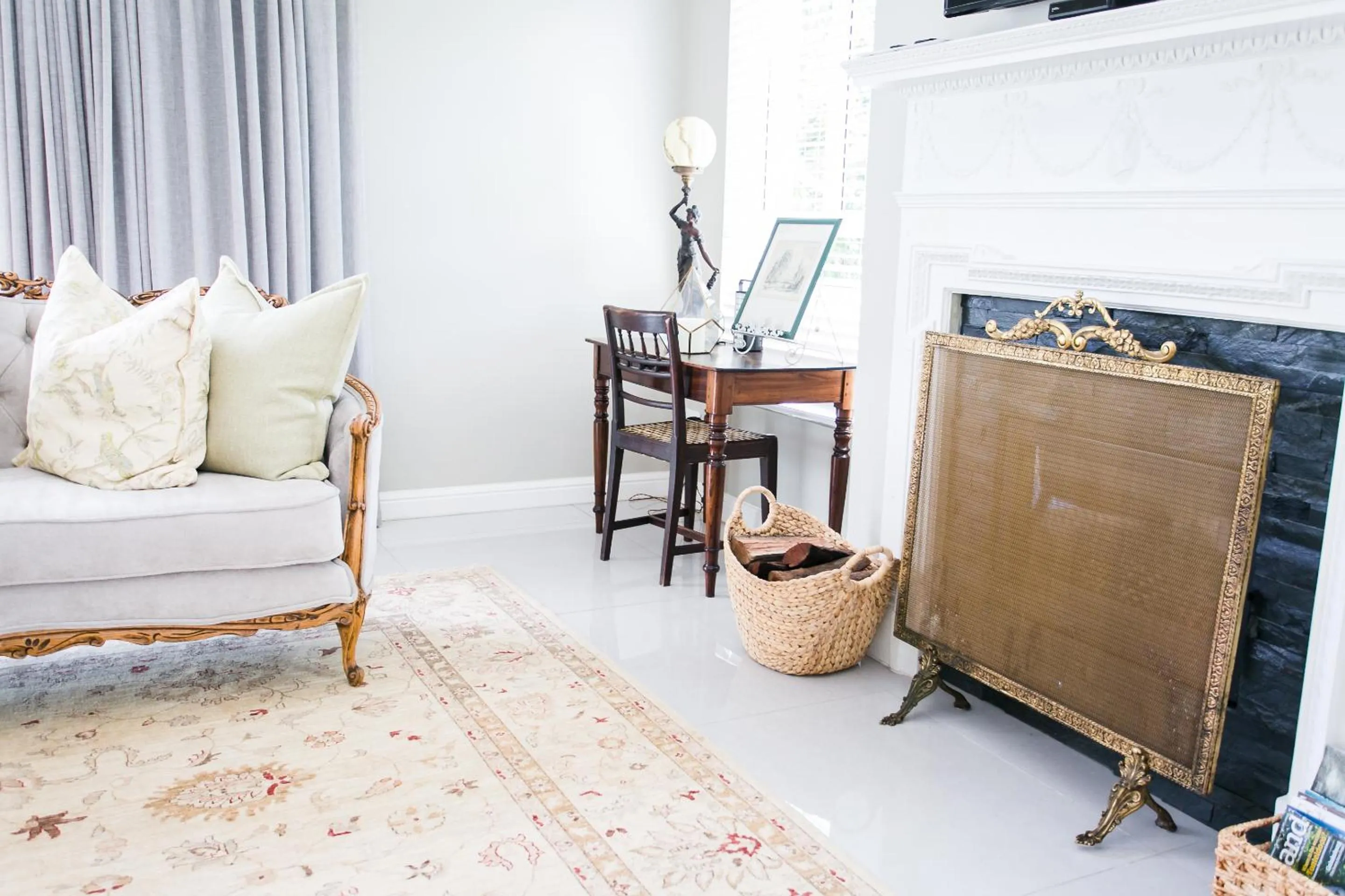 Seating area in Burkleigh House