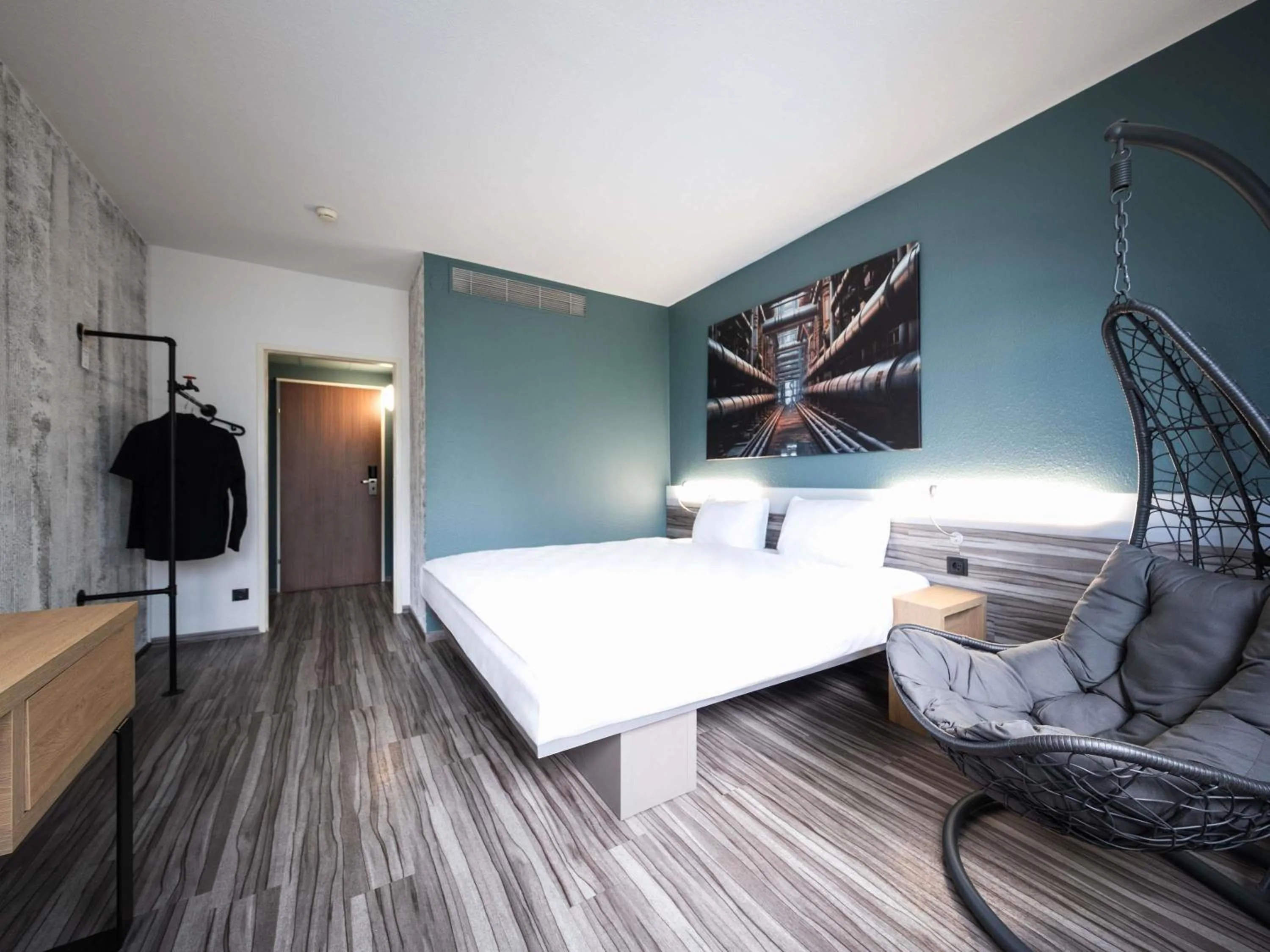 Bedroom, Bed in Ibis Styles Linz