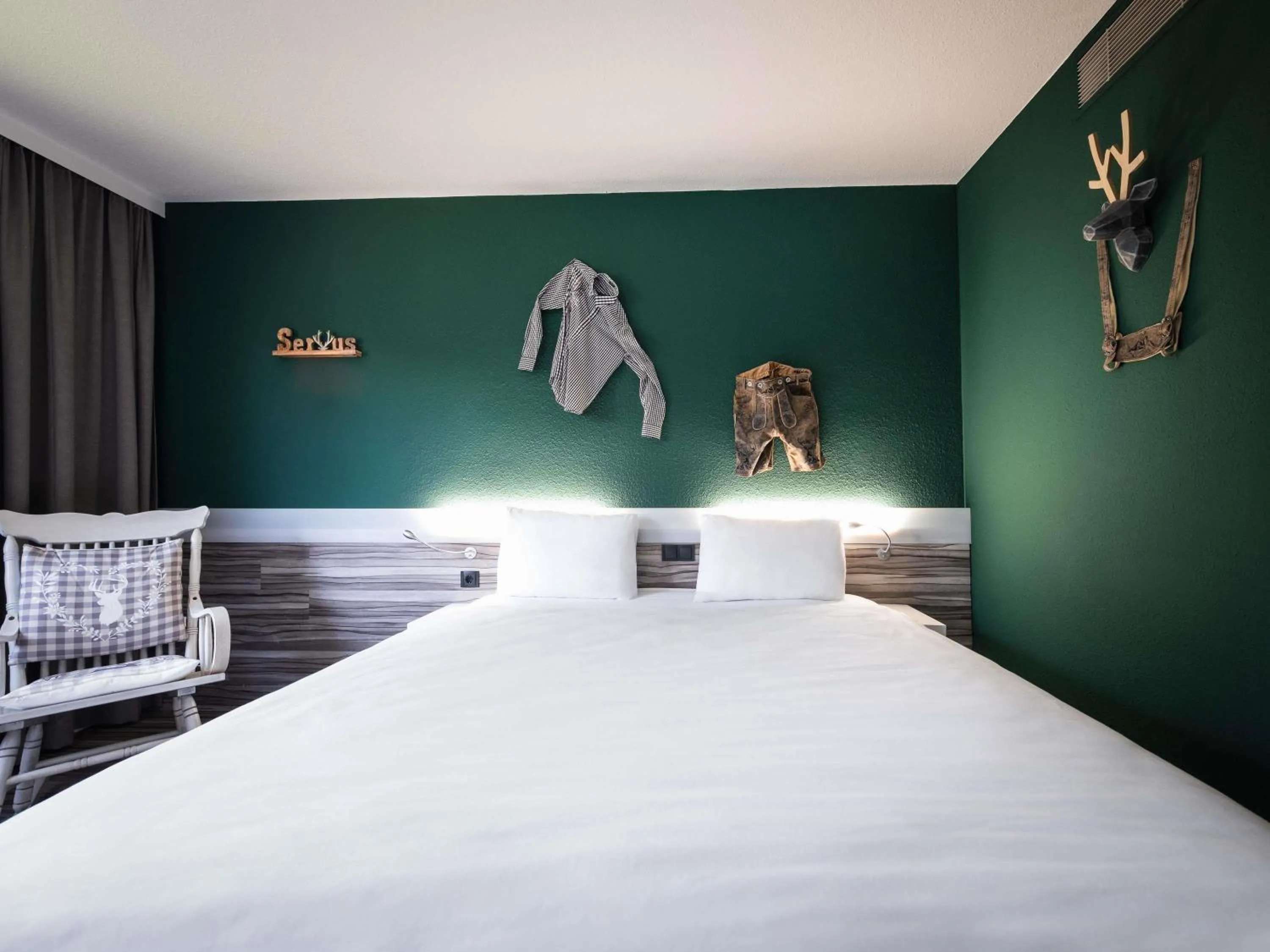 Bedroom, Bed in Ibis Styles Linz