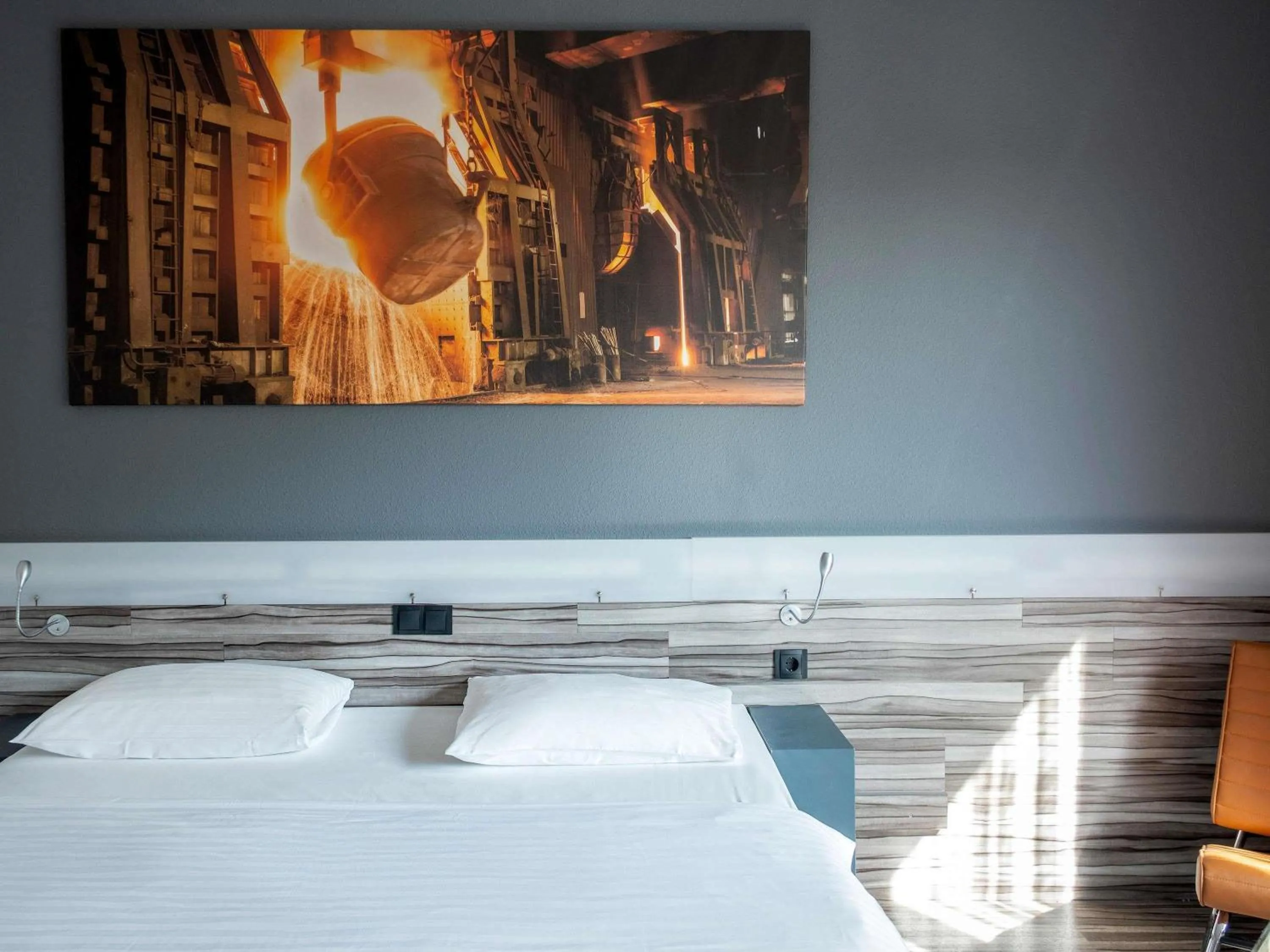 Bedroom, Bed in Ibis Styles Linz