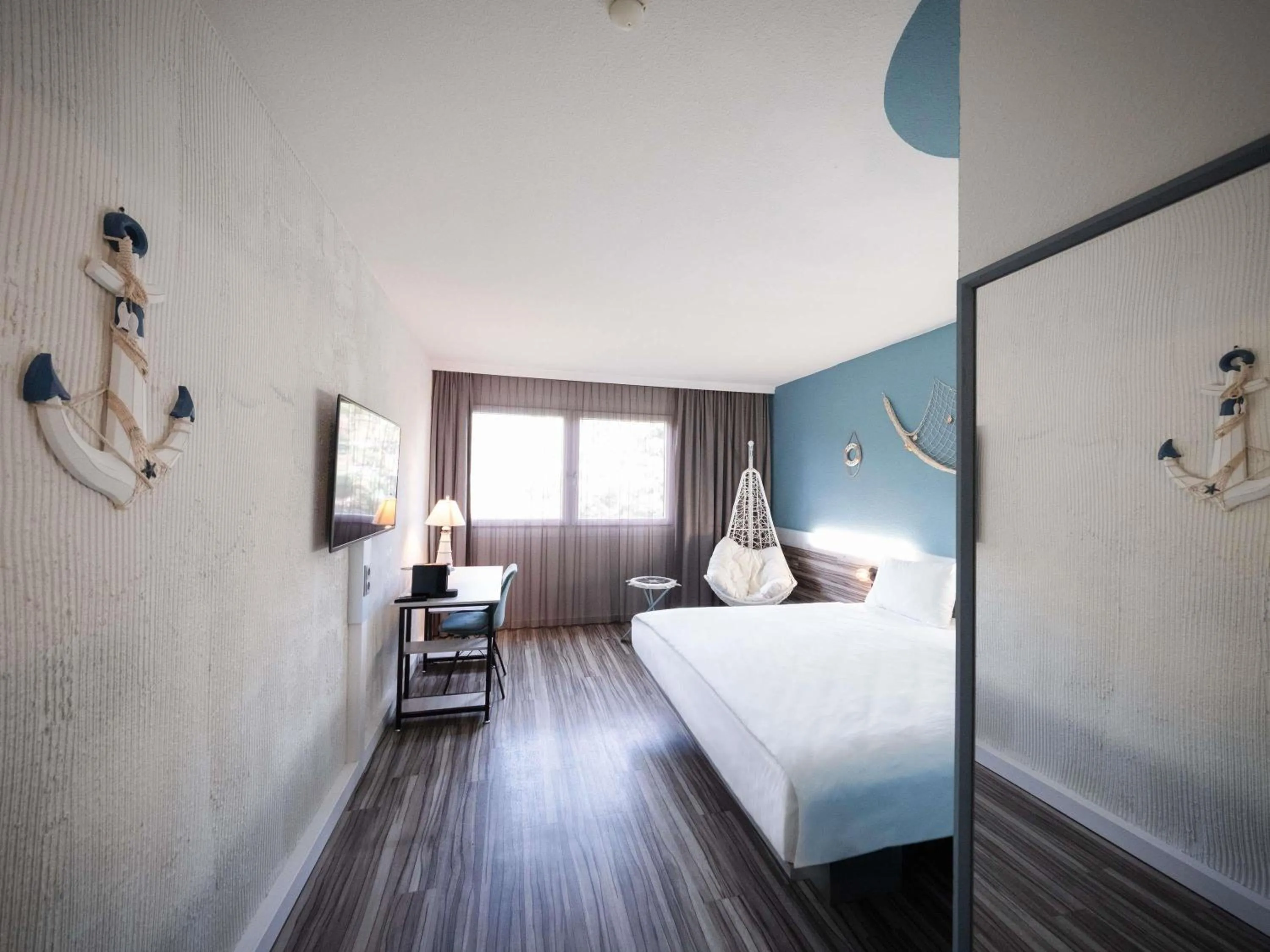 Bedroom, Bed in Ibis Styles Linz