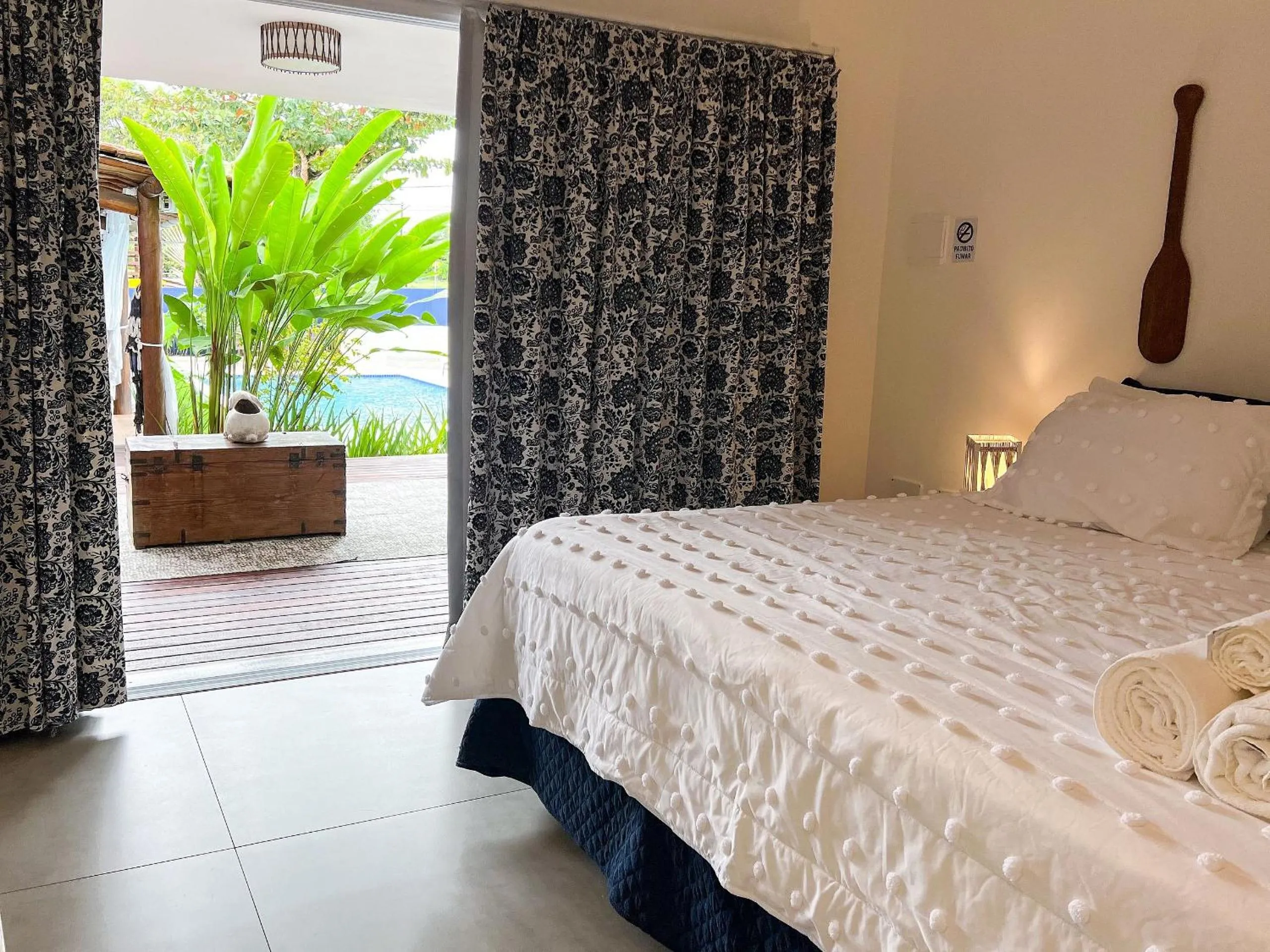 Bed in Pousada Brisa