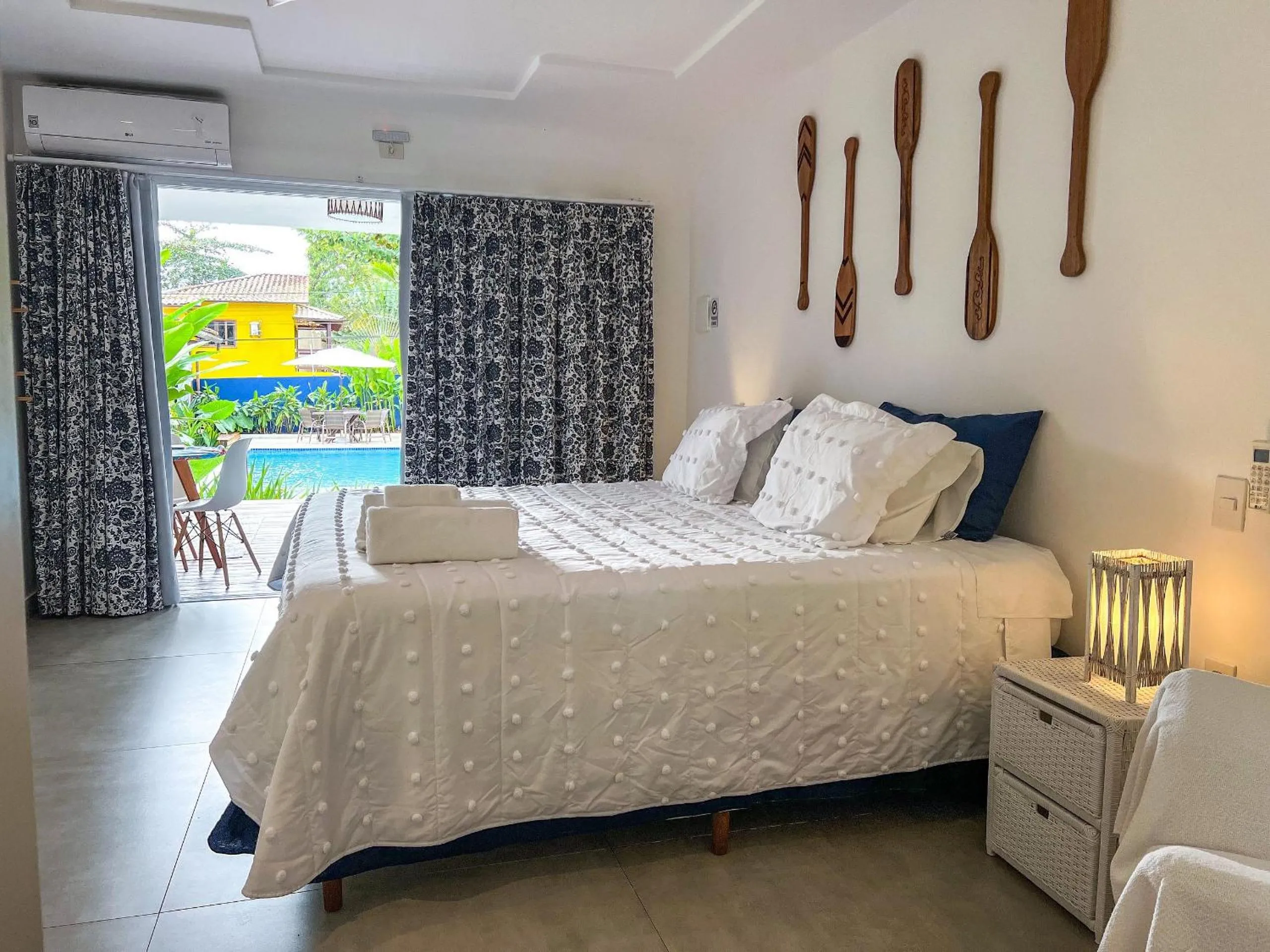 Bed in Pousada Brisa