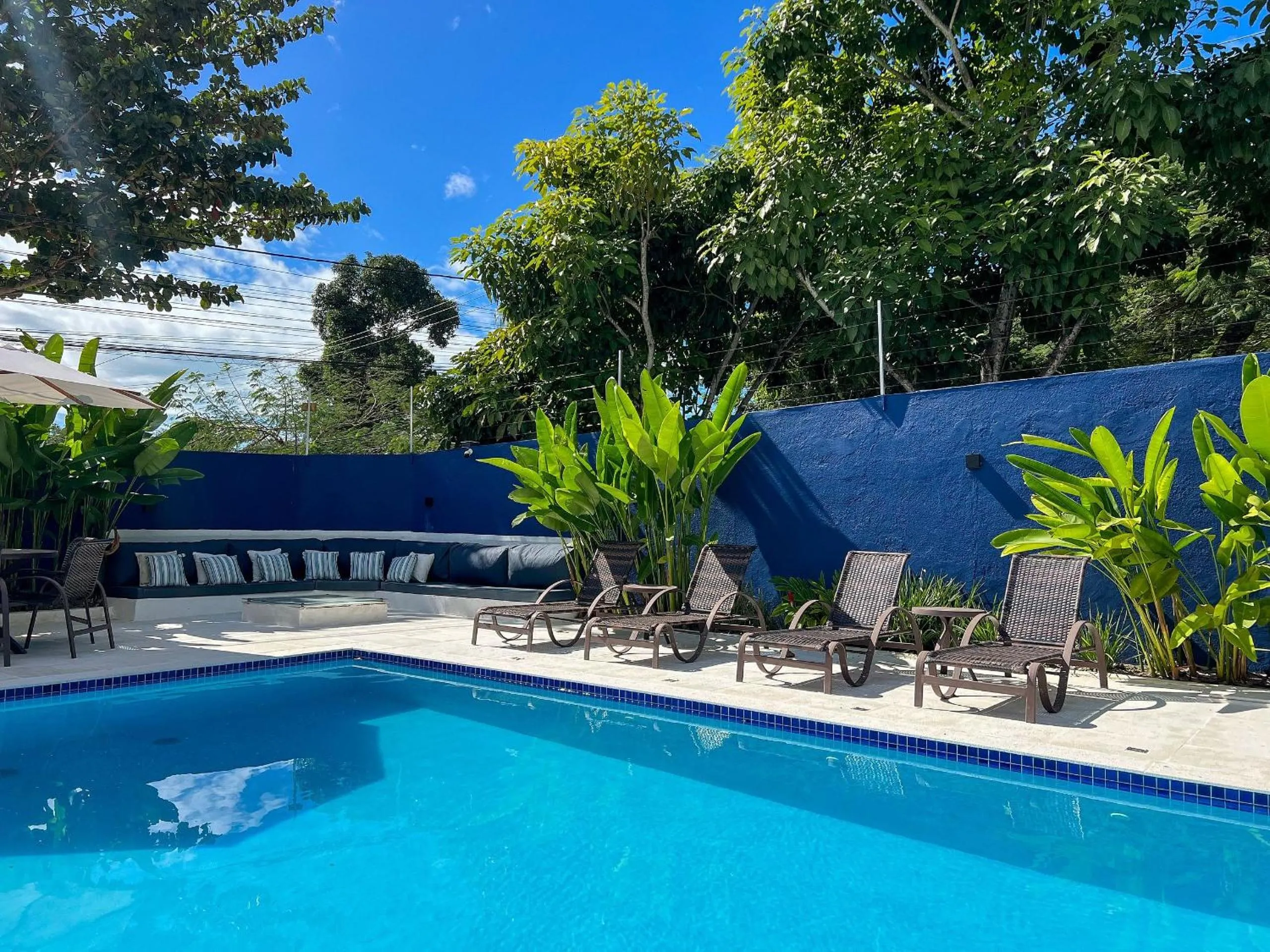 Seating area in Pousada Brisa