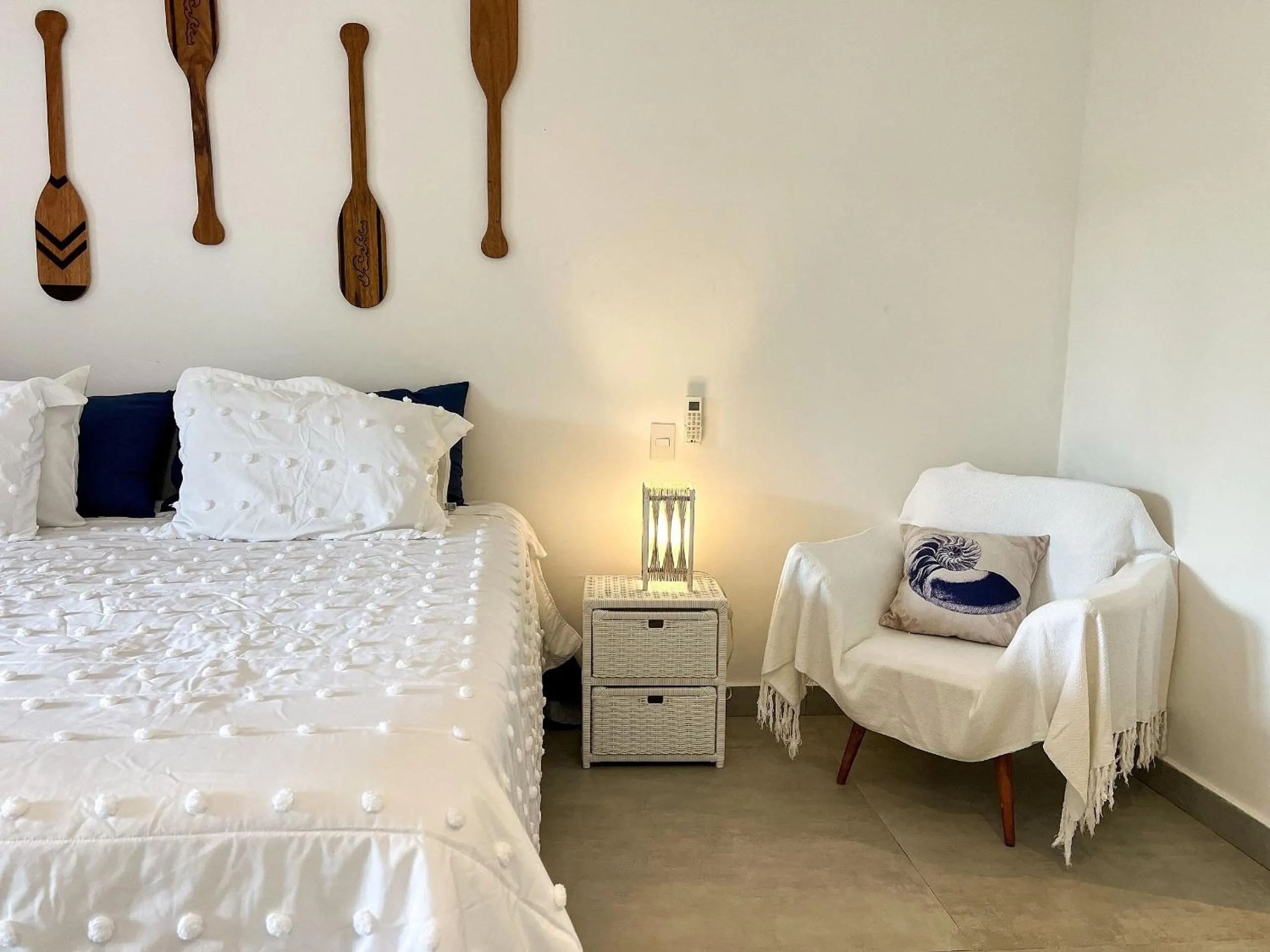 Decorative detail, Bed in Pousada Brisa