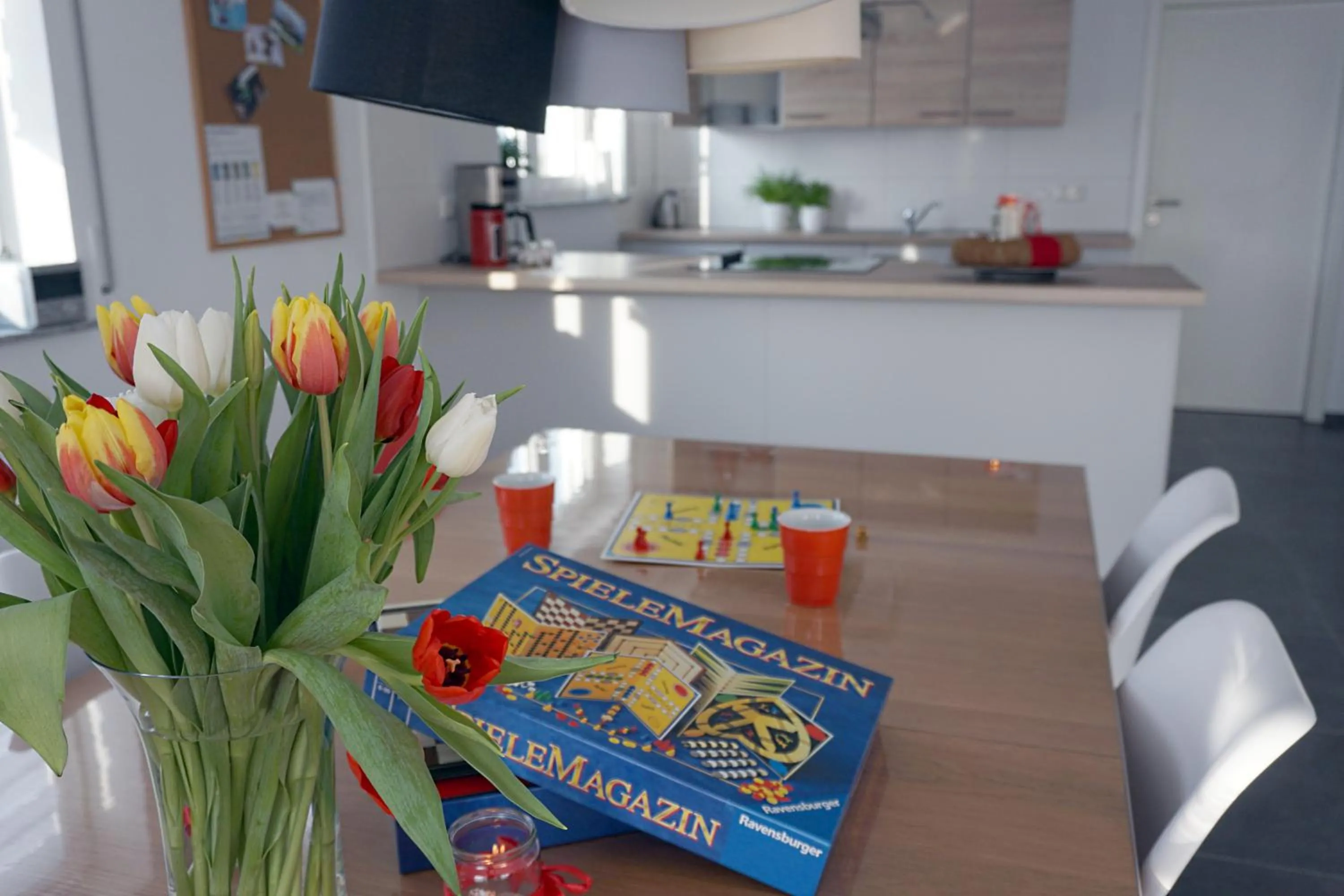 Dining area in Ferienwohnung Reimann mit kostenloser AlbCard