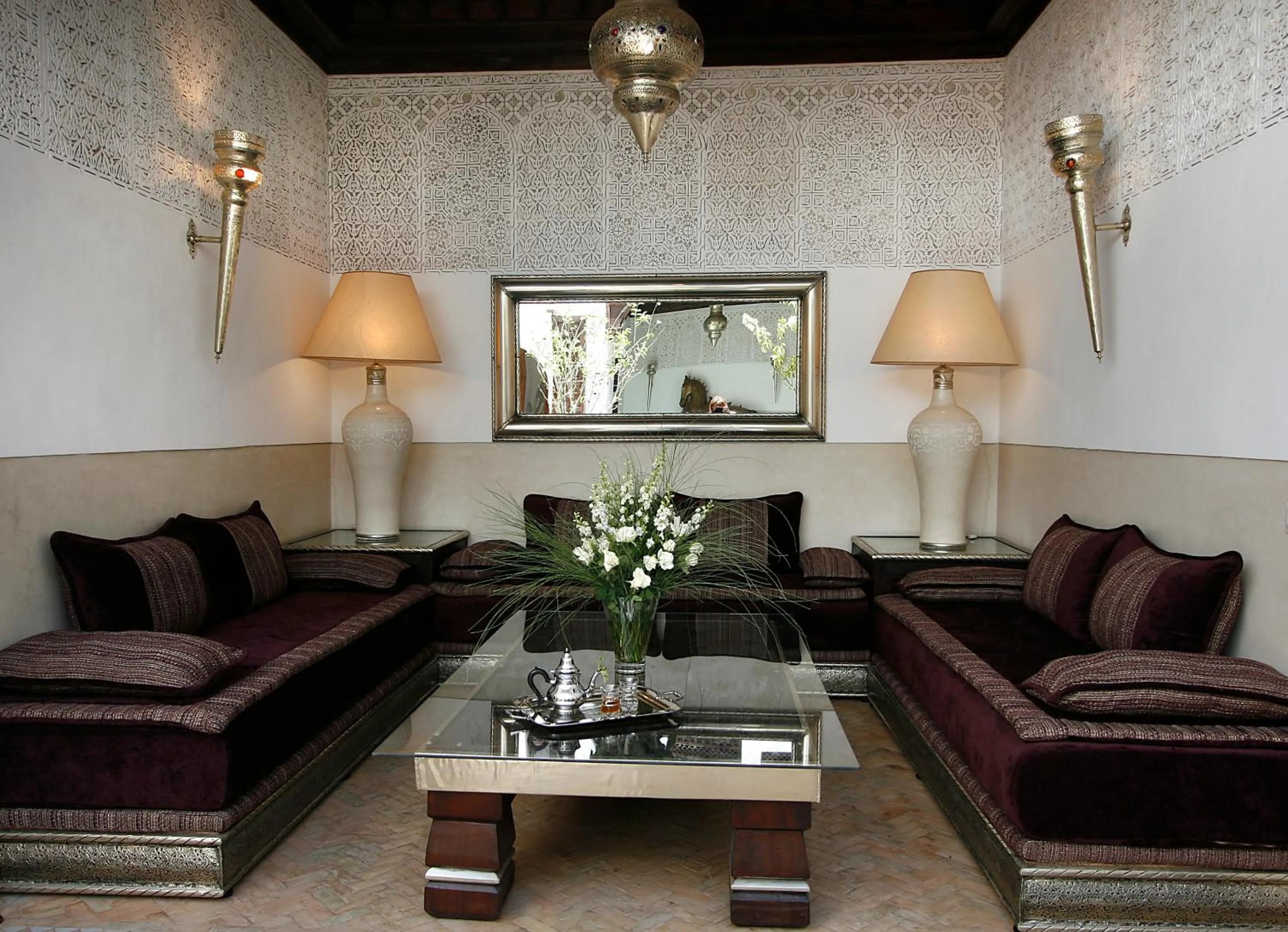 Lobby or reception in Riad Assakina