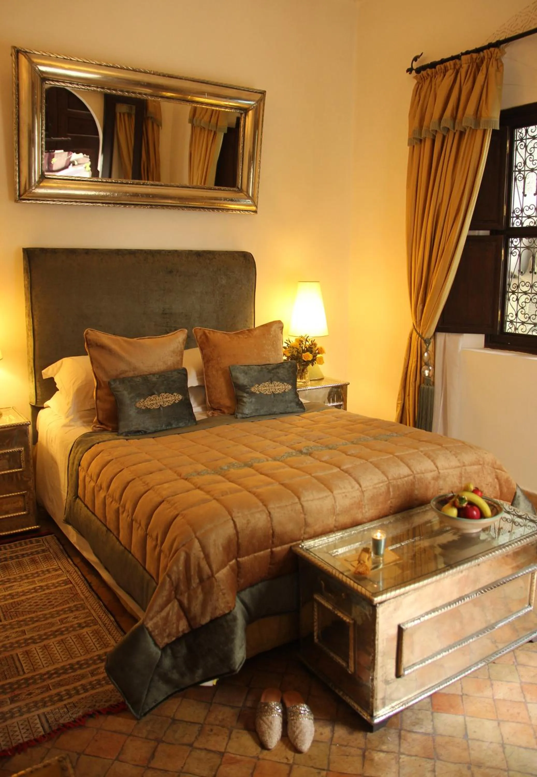 Bed in Riad Assakina