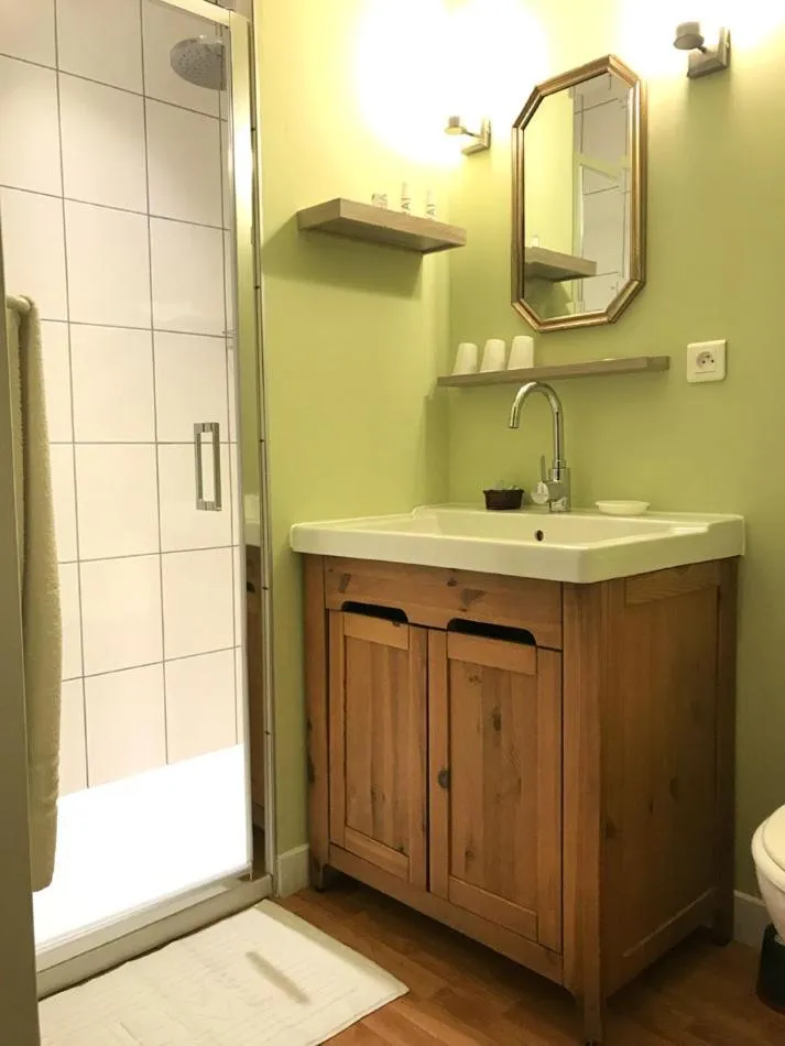 Shower in Hôtel l'Annexe