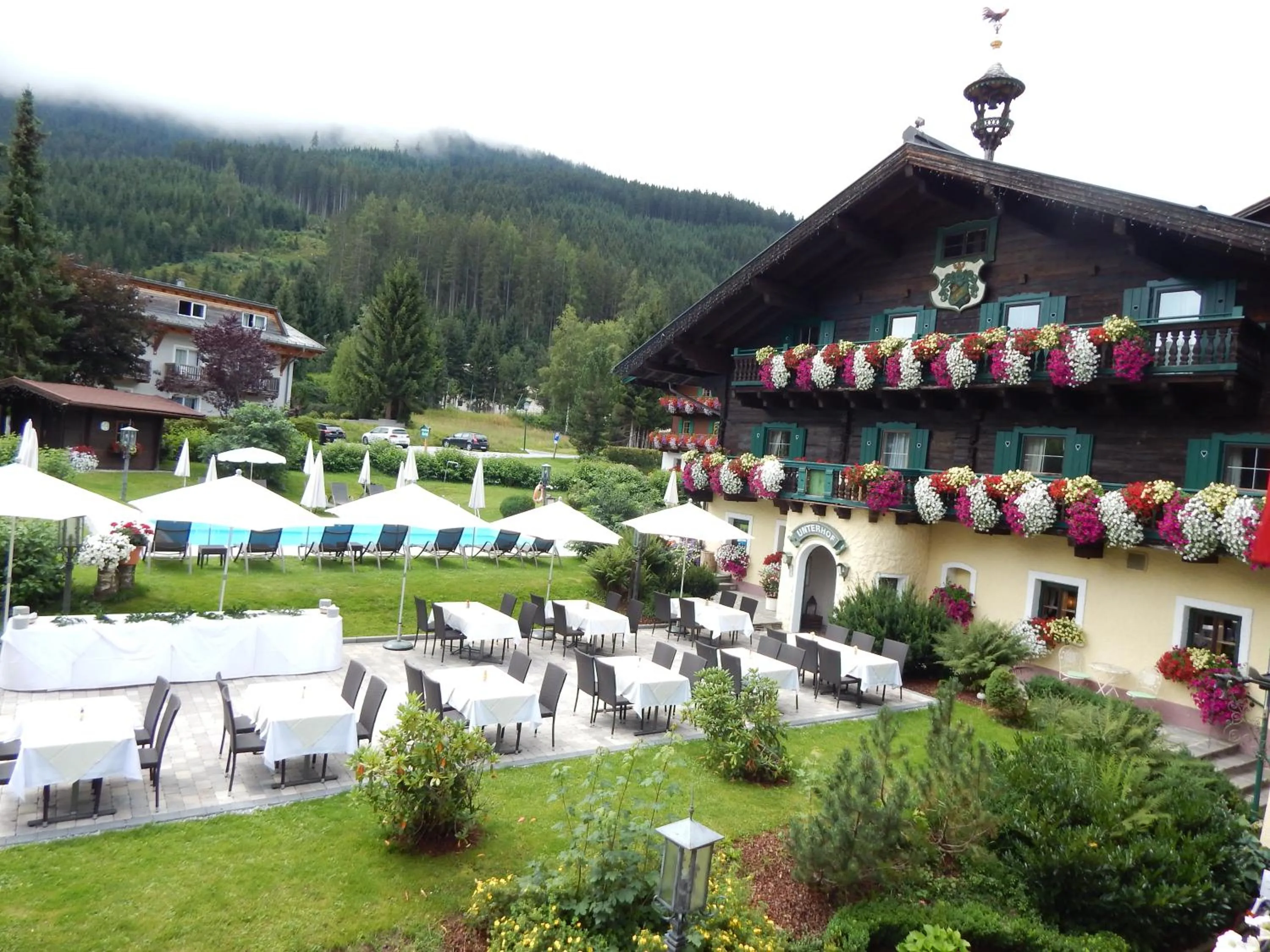 Mountain view in Hotel Unterhof