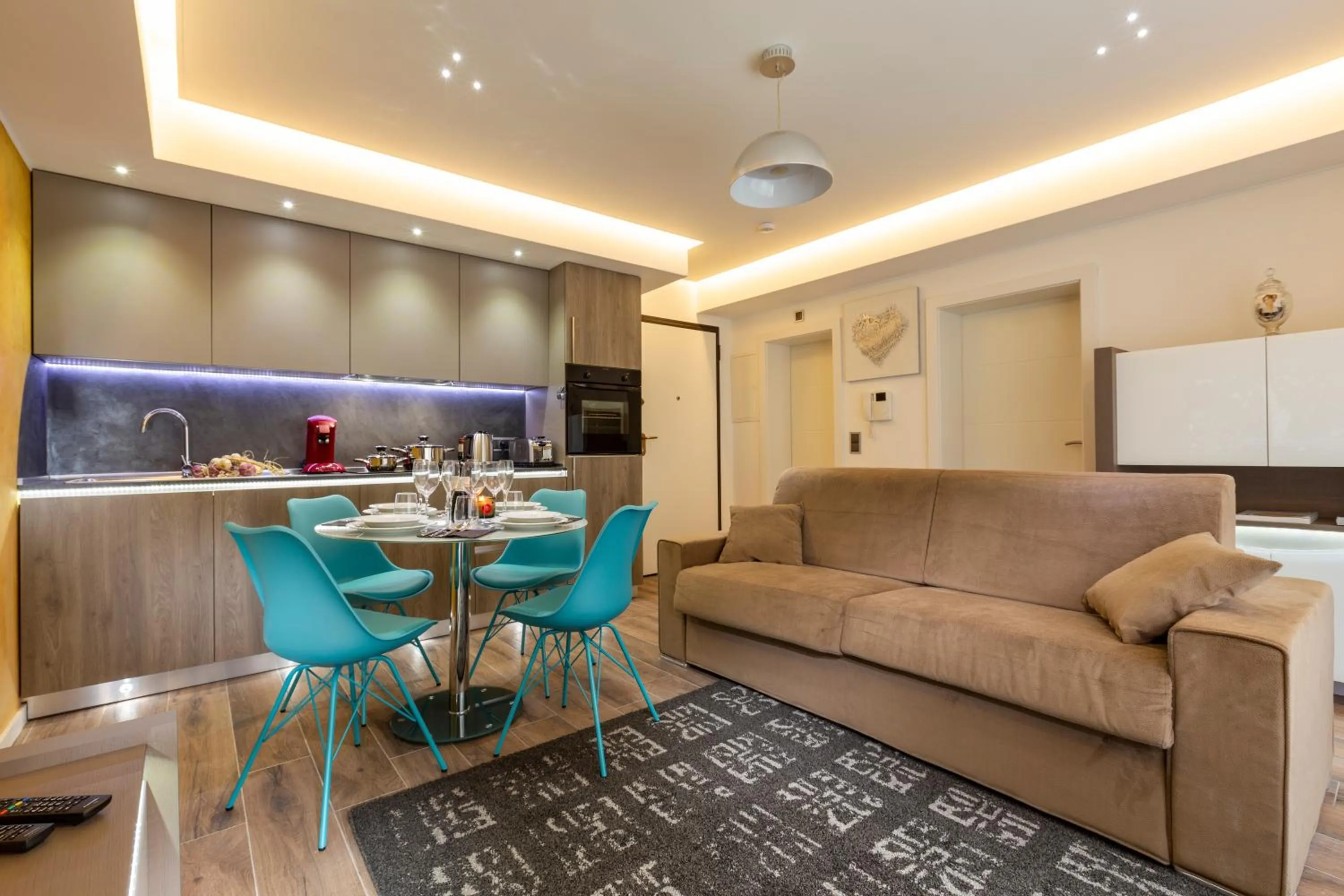 Seating area in The Queen Luxury Apartments - Villa Carlotta