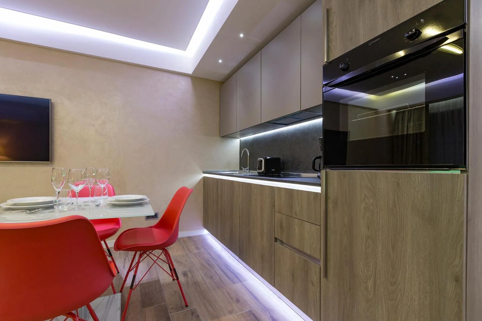 Kitchen or kitchenette in The Queen Luxury Apartments - Villa Carlotta