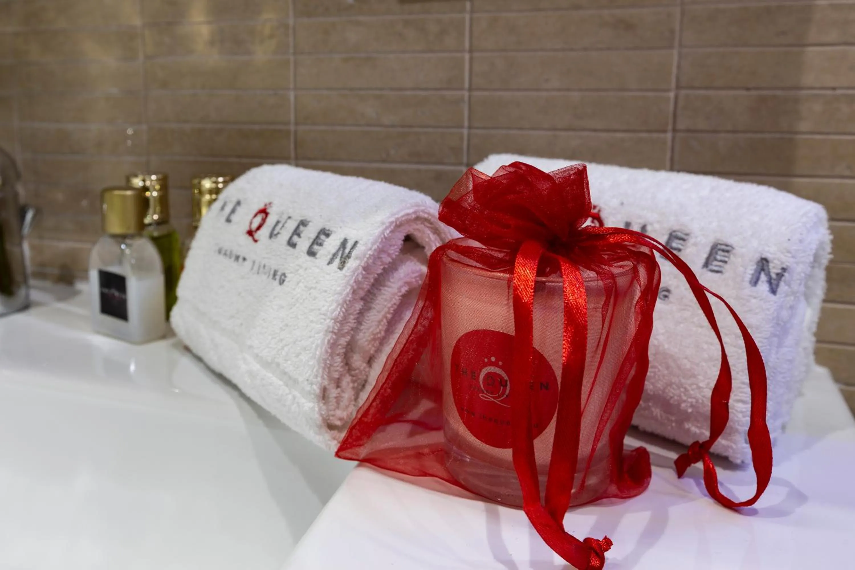 Bathroom in The Queen Luxury Apartments - Villa Carlotta