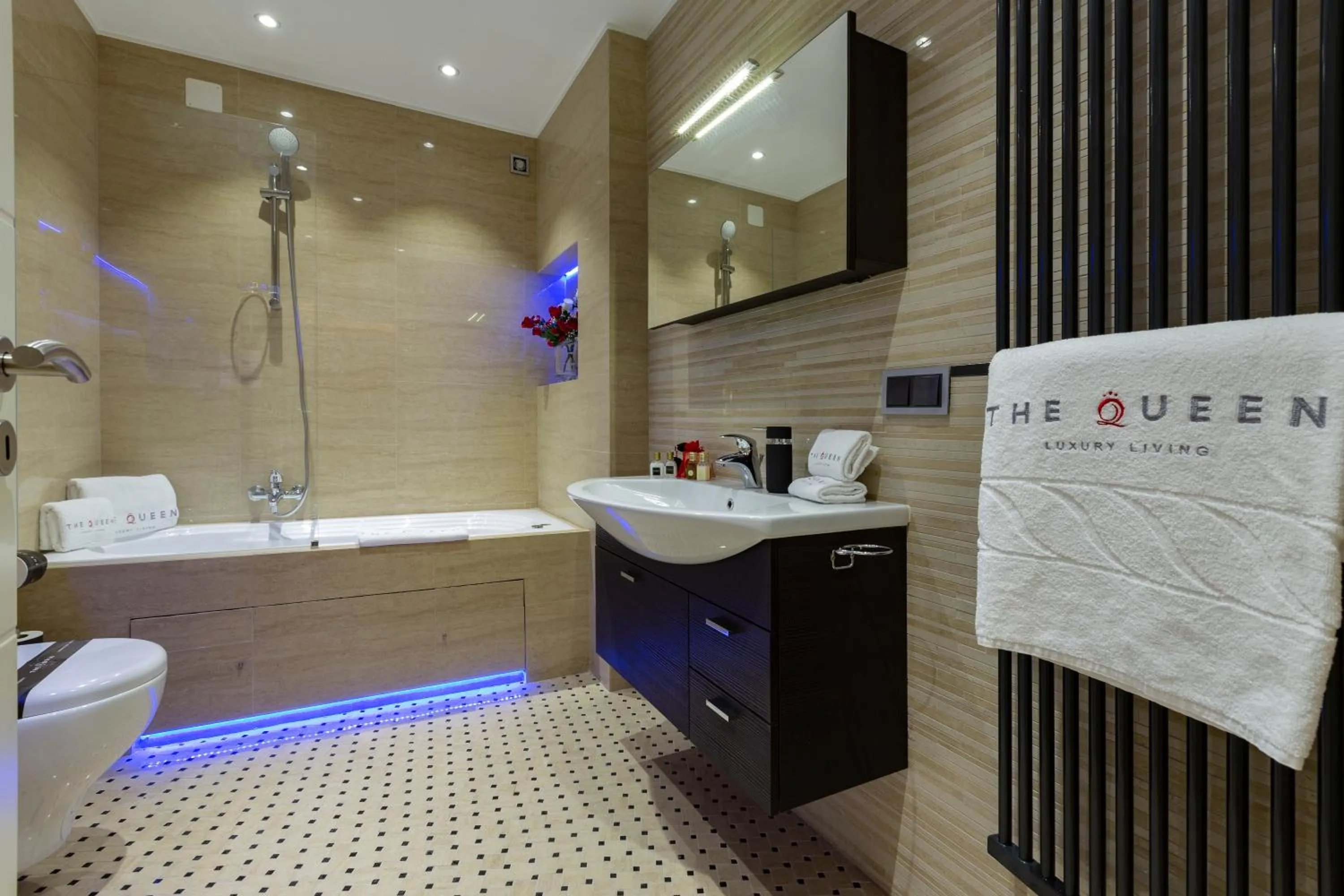Bathroom in The Queen Luxury Apartments - Villa Carlotta
