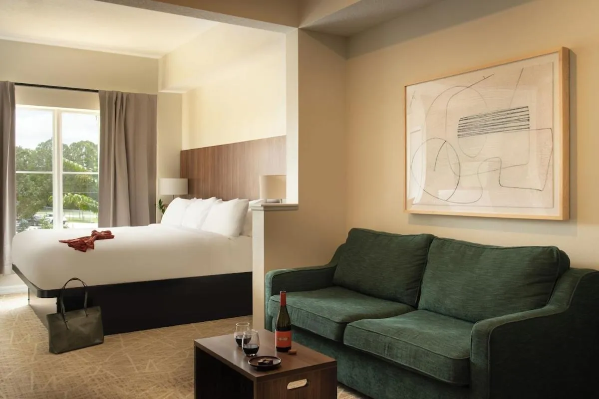 Photo of the whole room, Bed in The Point by Edge