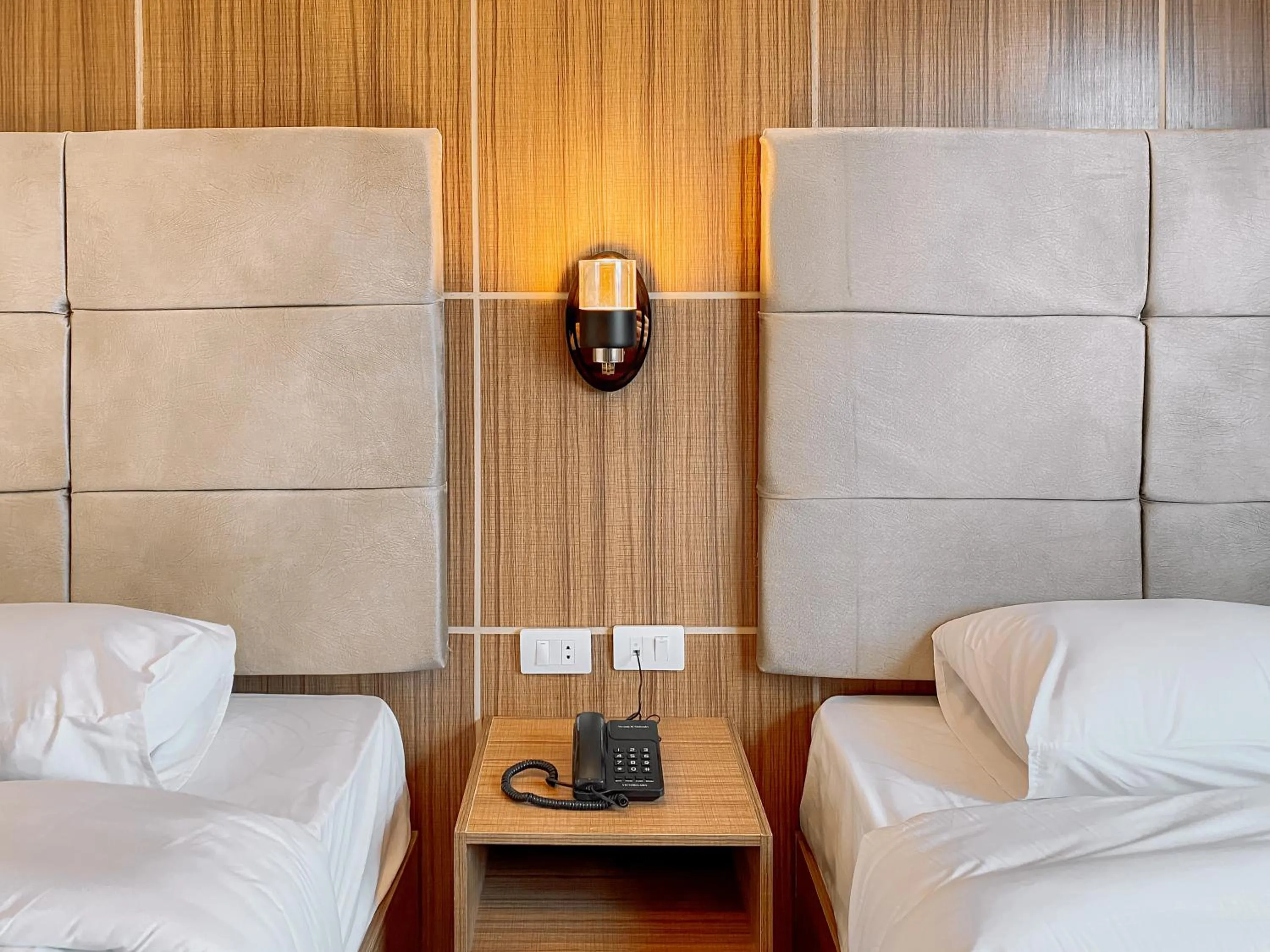 Bed in Nine Pyramids View Hotel