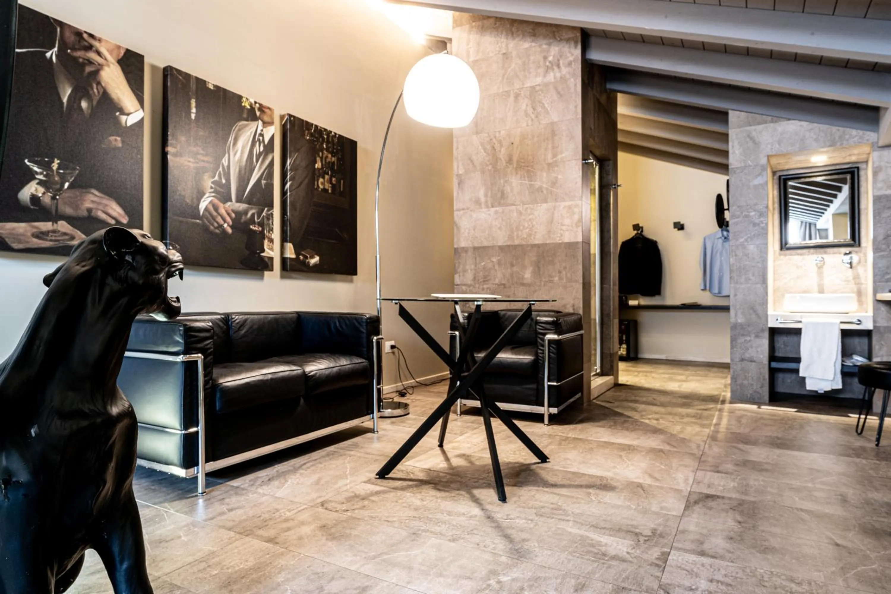 Living room in Neko Boutique Hotel