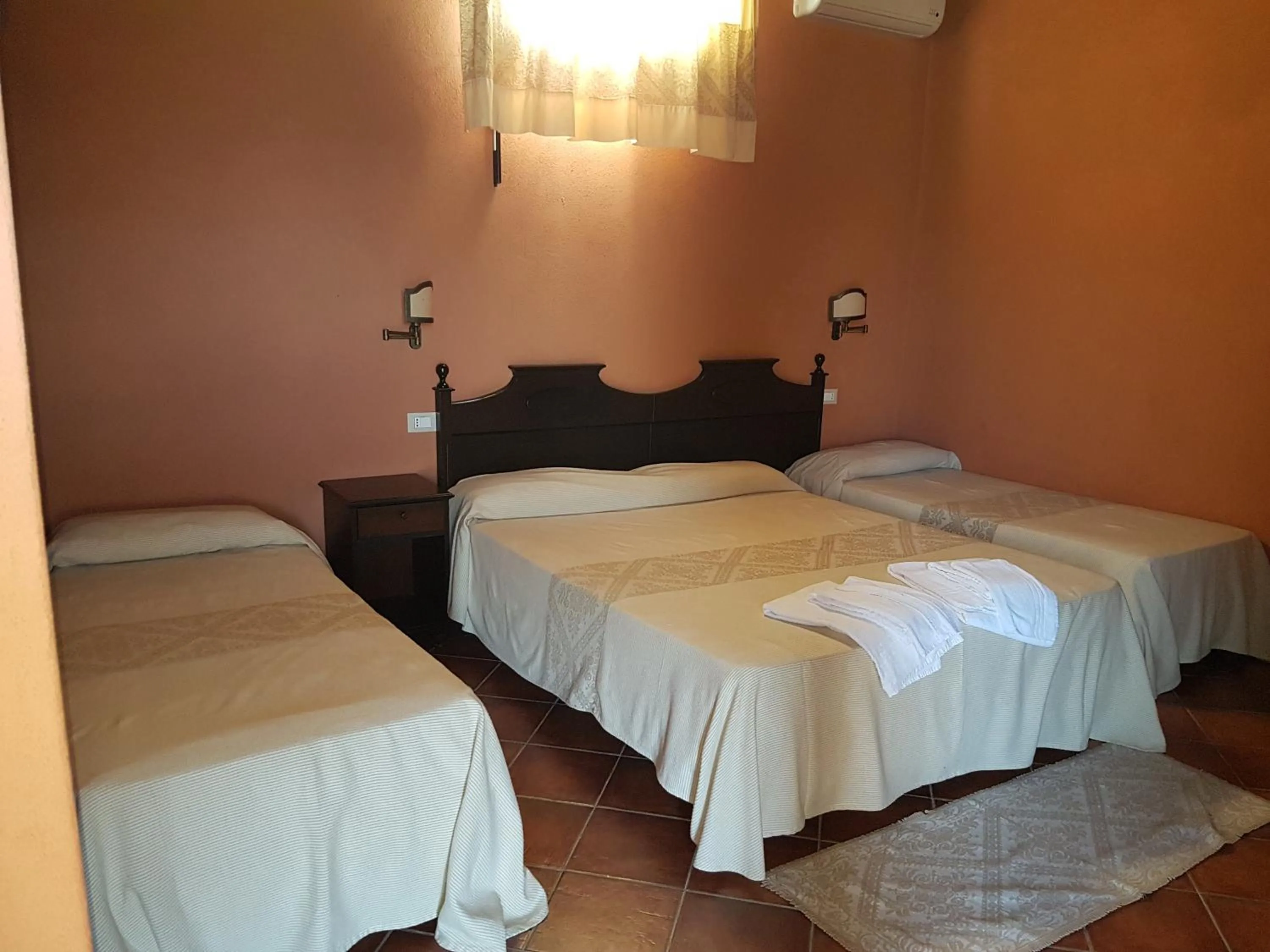 Bed in Hotel Sardus Pater