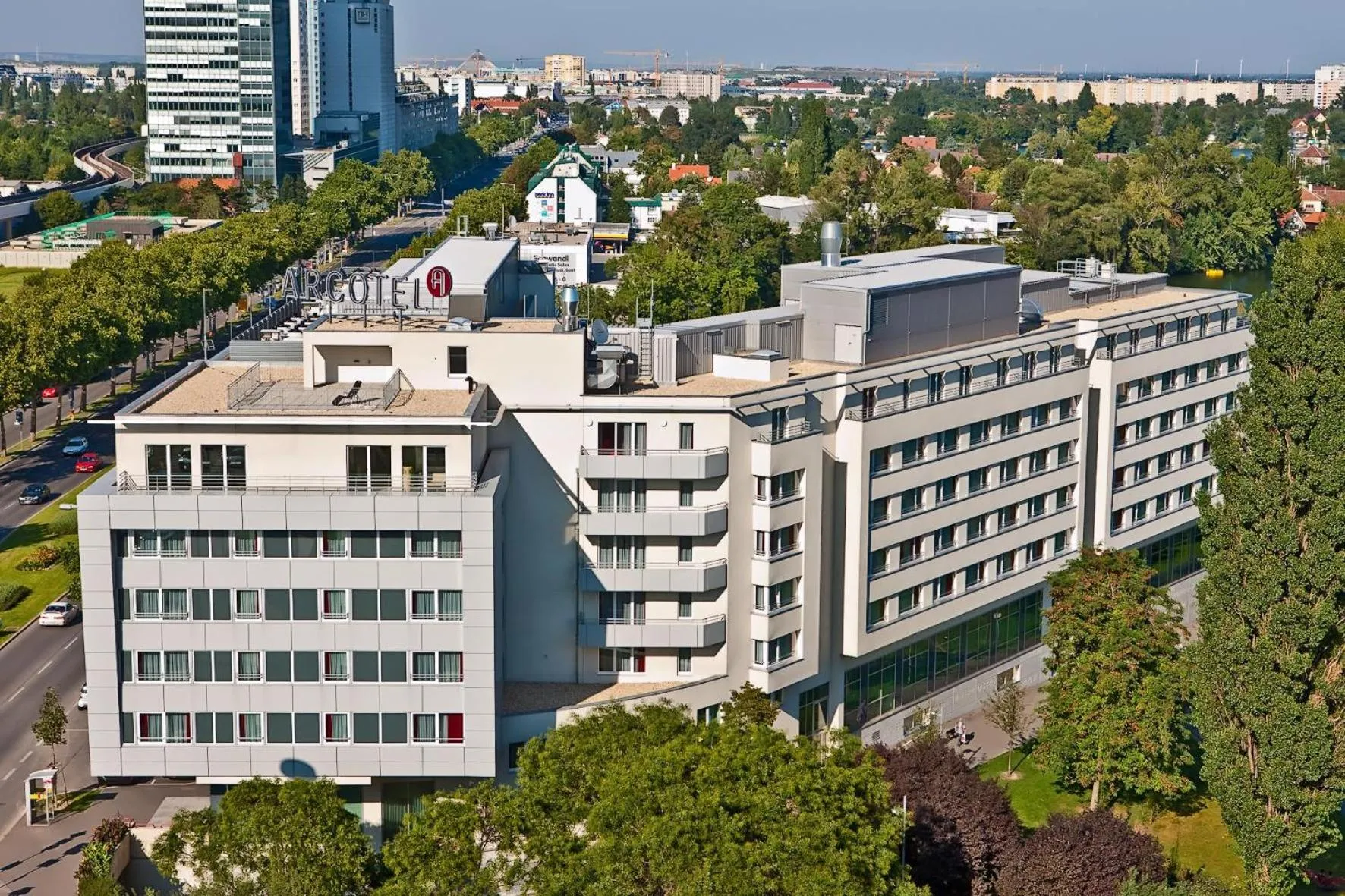 Property building in ARCOTEL Kaiserwasser Wien