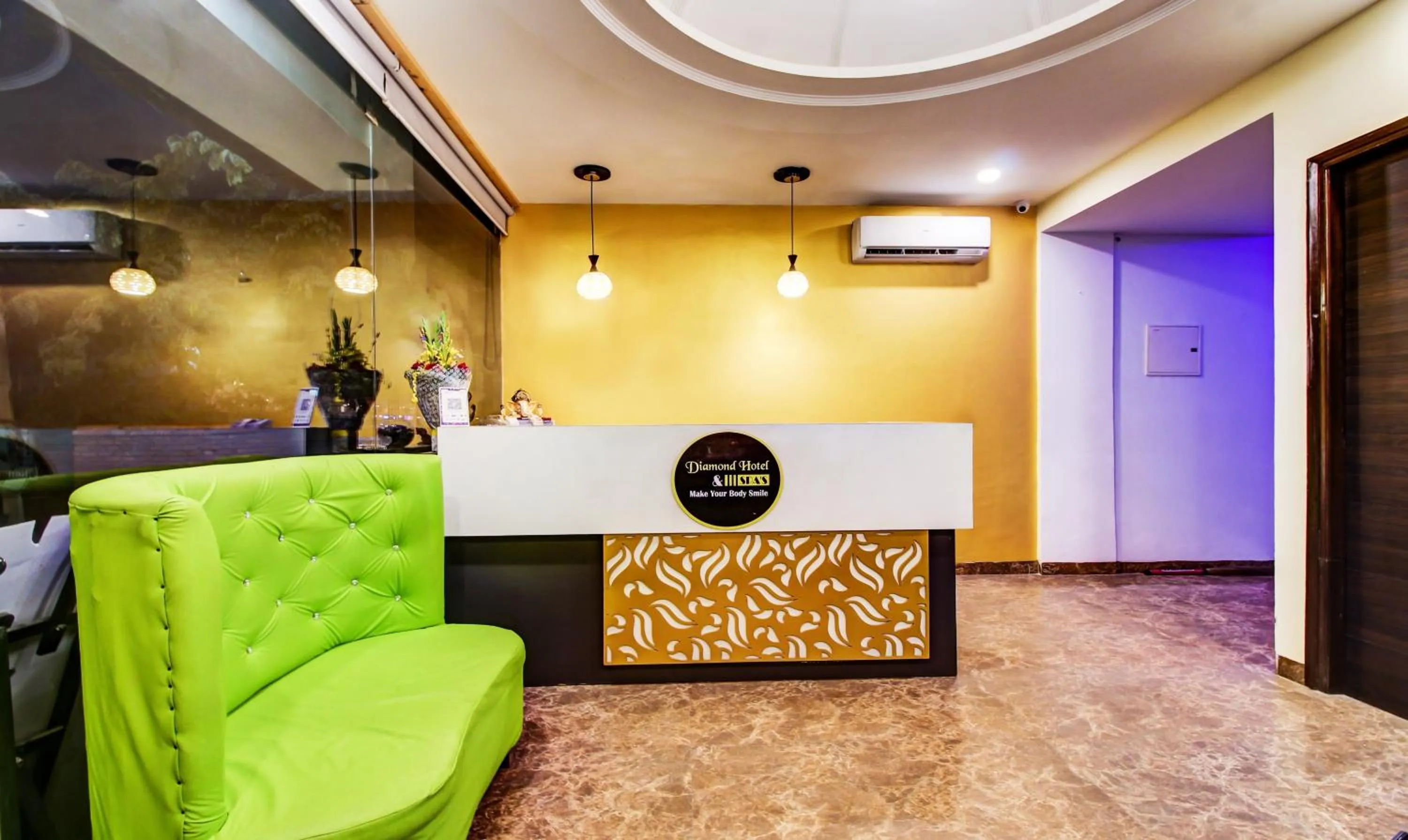 Lobby or reception in Hotel The Diamond