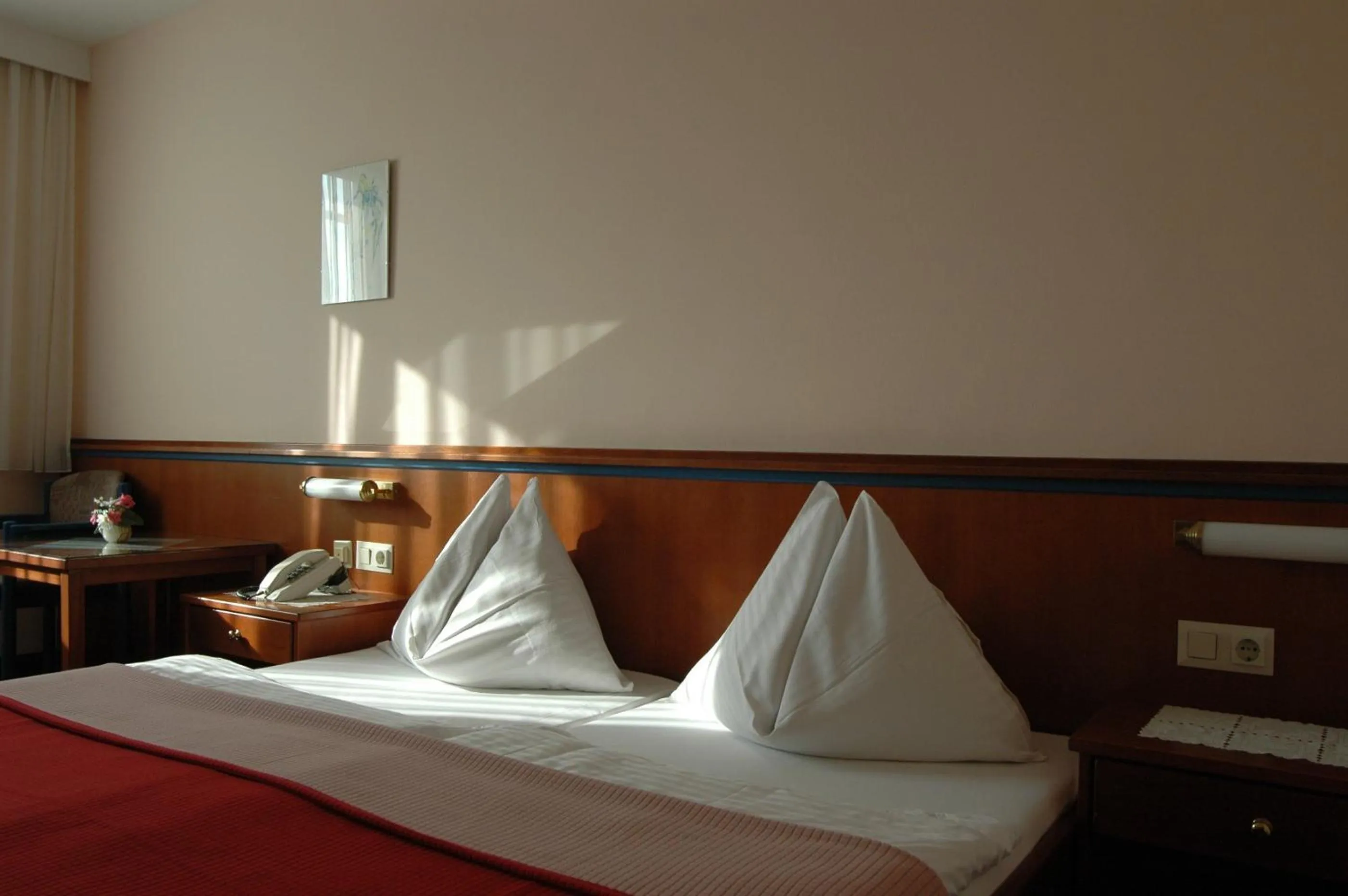 Bed in Pension Weber