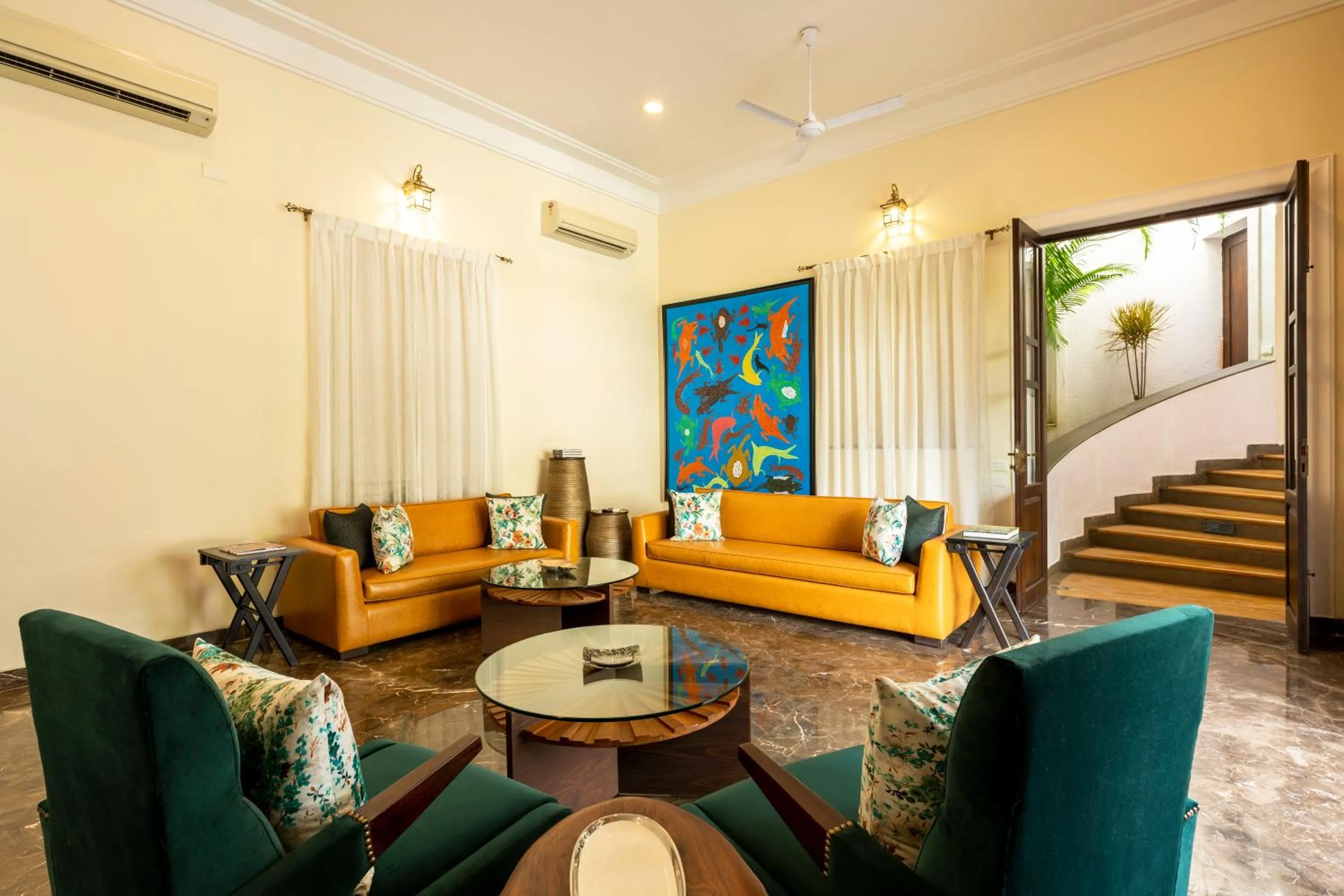 Living room in amã Stays & Trails Villa No 1, Goa
