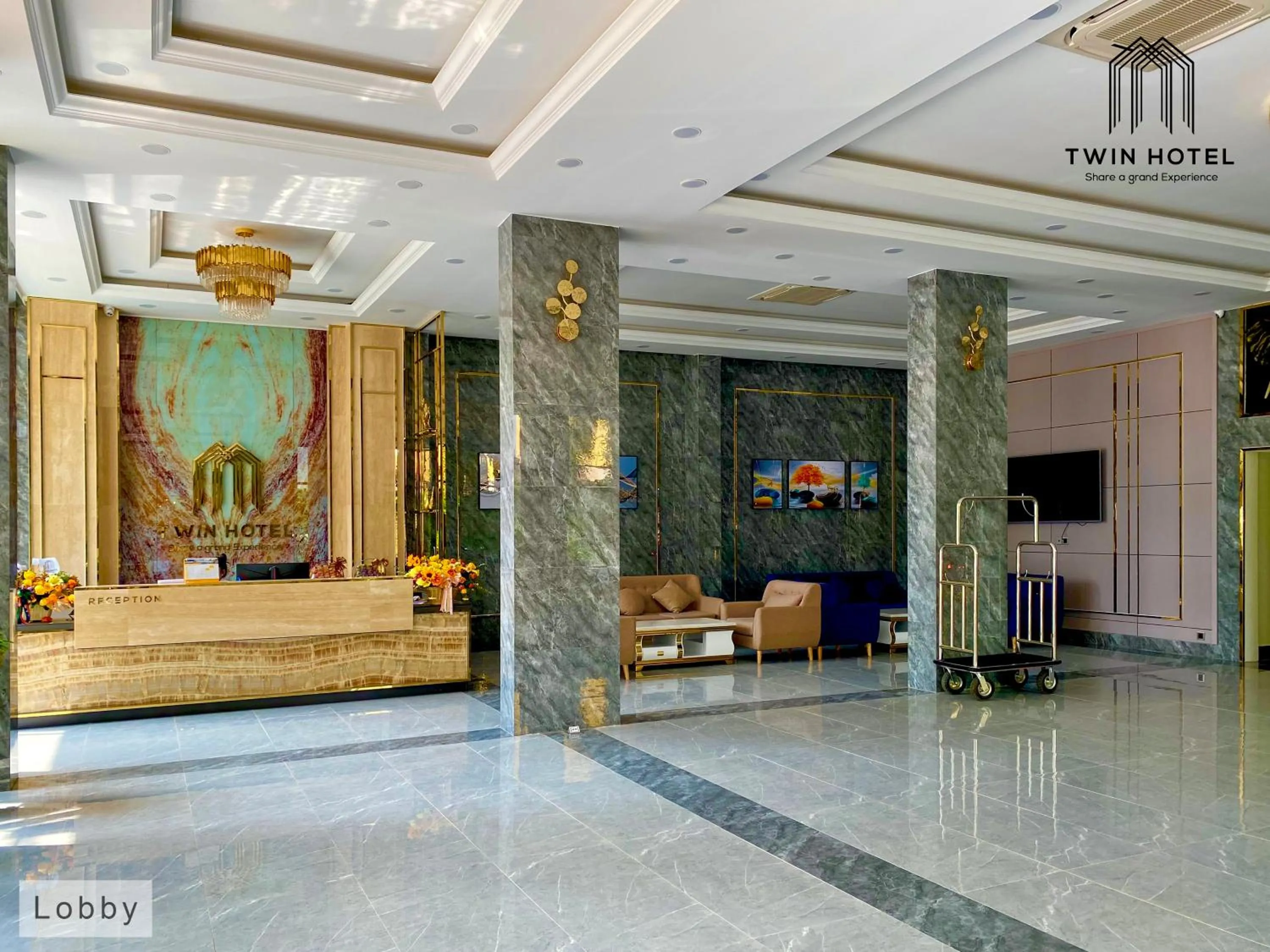 Lobby or reception in Twin Hotel Kampot