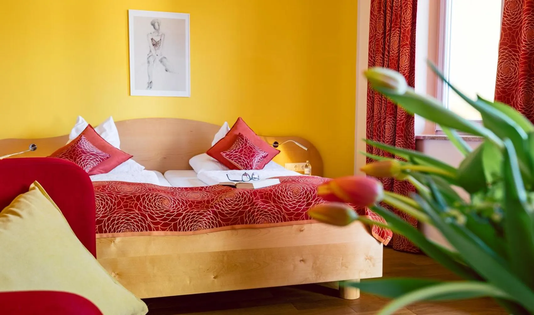 Bed in Das Moser - Hotel Garni am See (Adults Only)