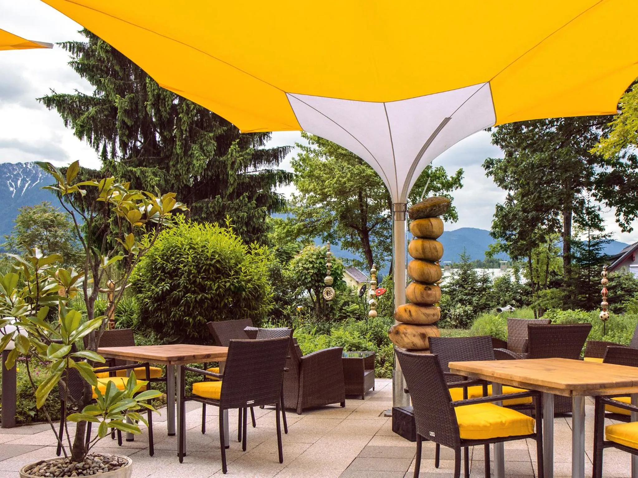Patio in Das Moser - Hotel Garni am See (Adults Only)