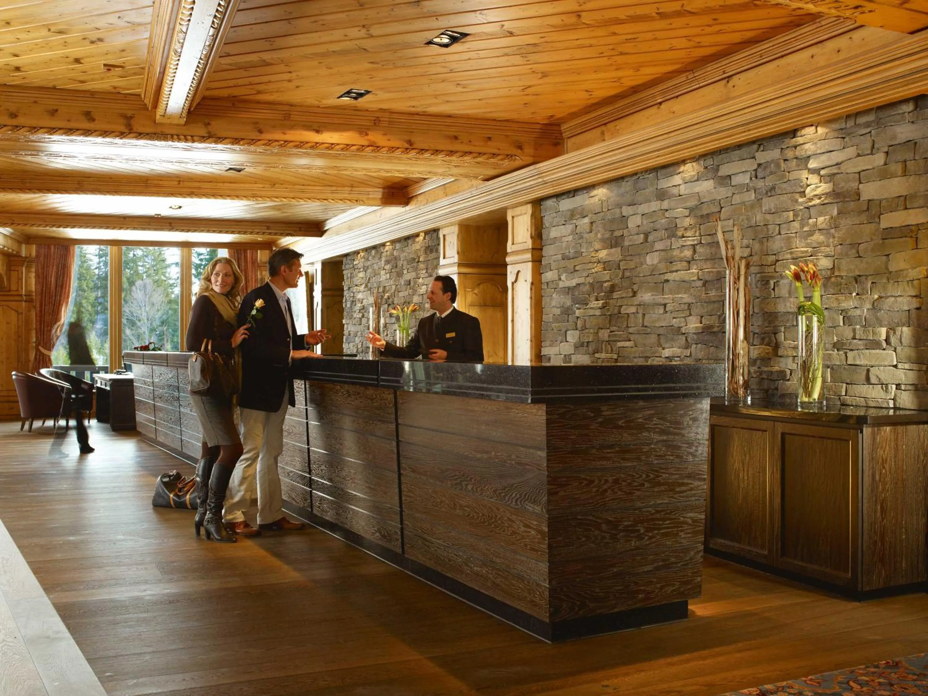 Lobby or reception in Interalpen-Hotel Tyrol