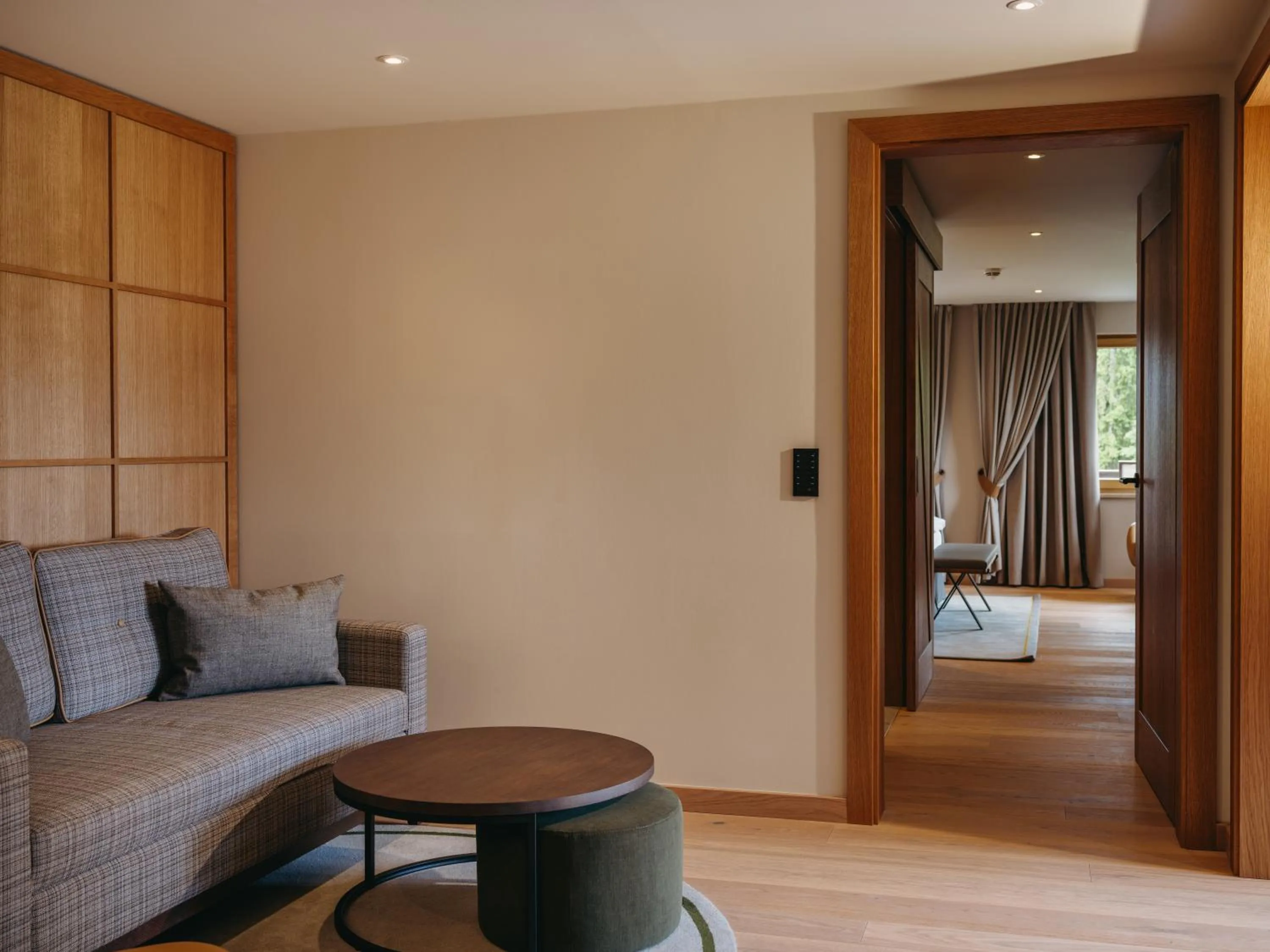 Bed in Interalpen-Hotel Tyrol