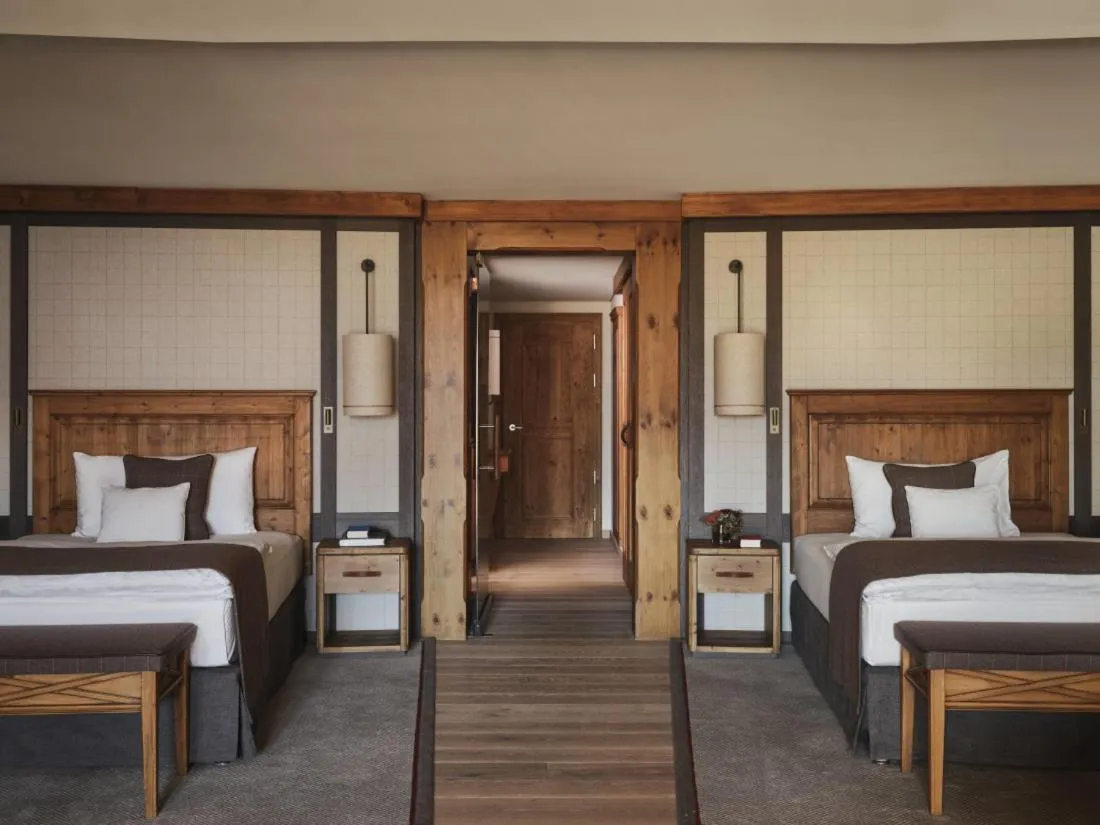 Bed in Interalpen-Hotel Tyrol