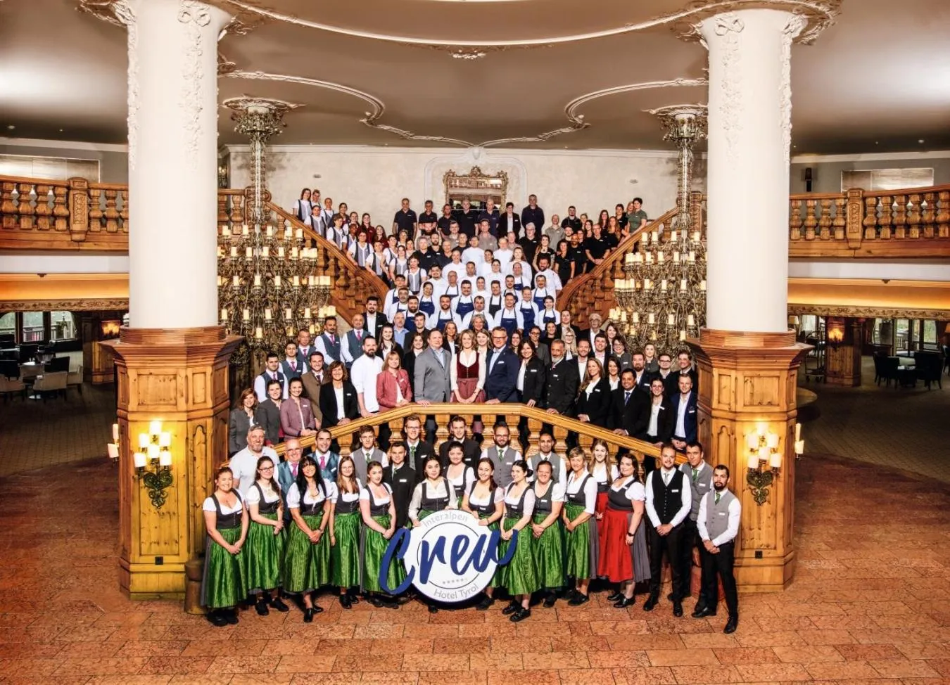 People in Interalpen-Hotel Tyrol