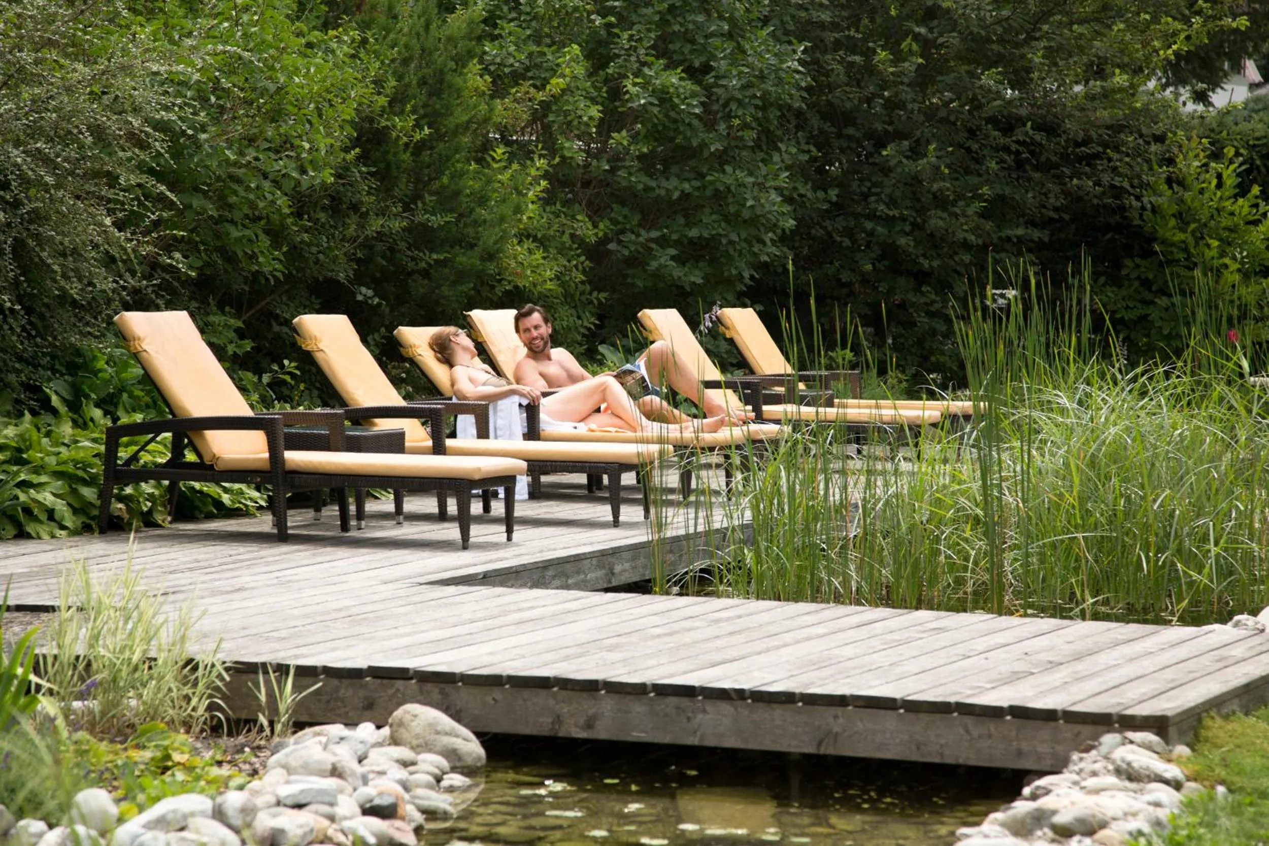 Garden in Hotel Tiefenbrunner
