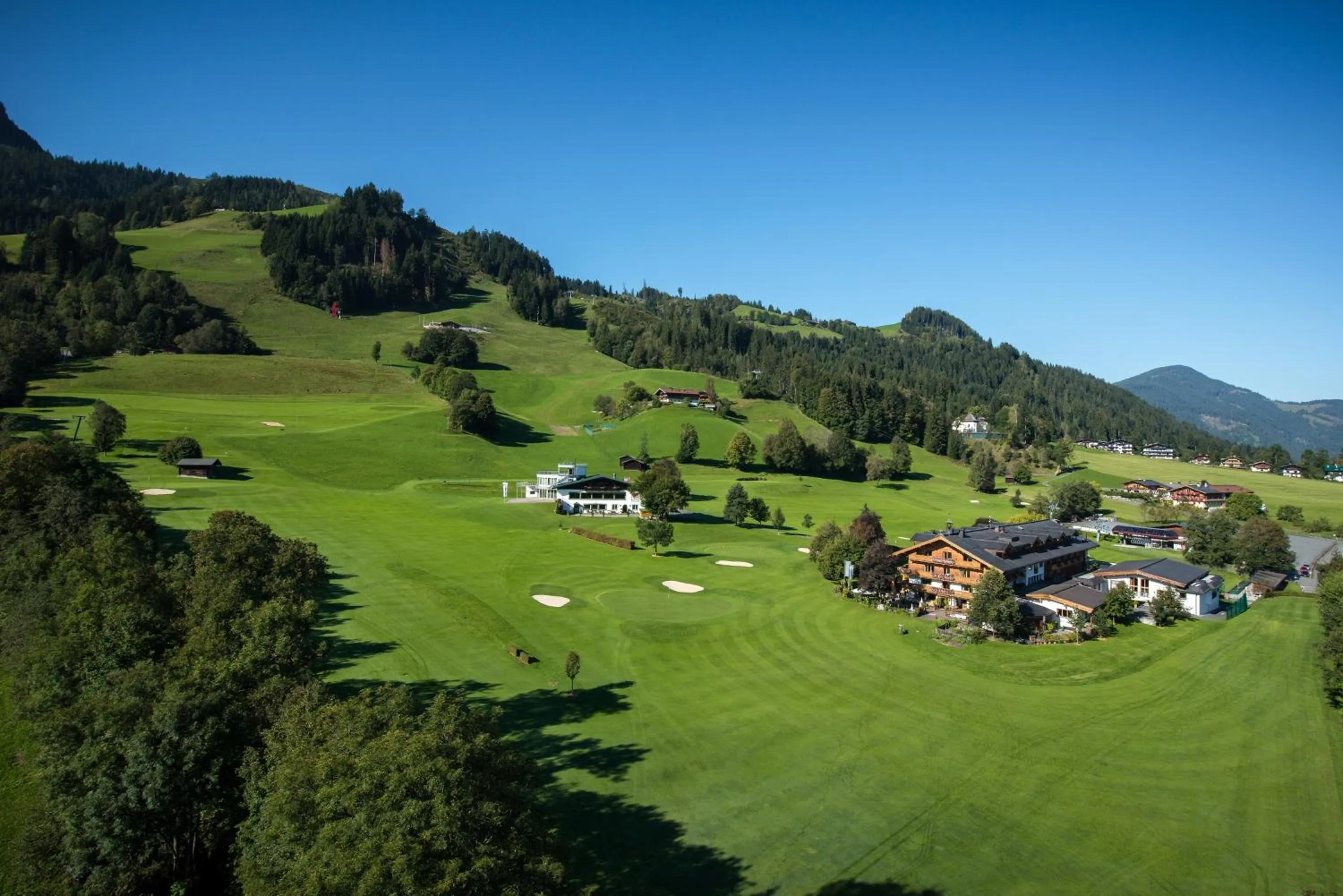Bird's eye view in Rasmushof - Hotel Kitzbühel