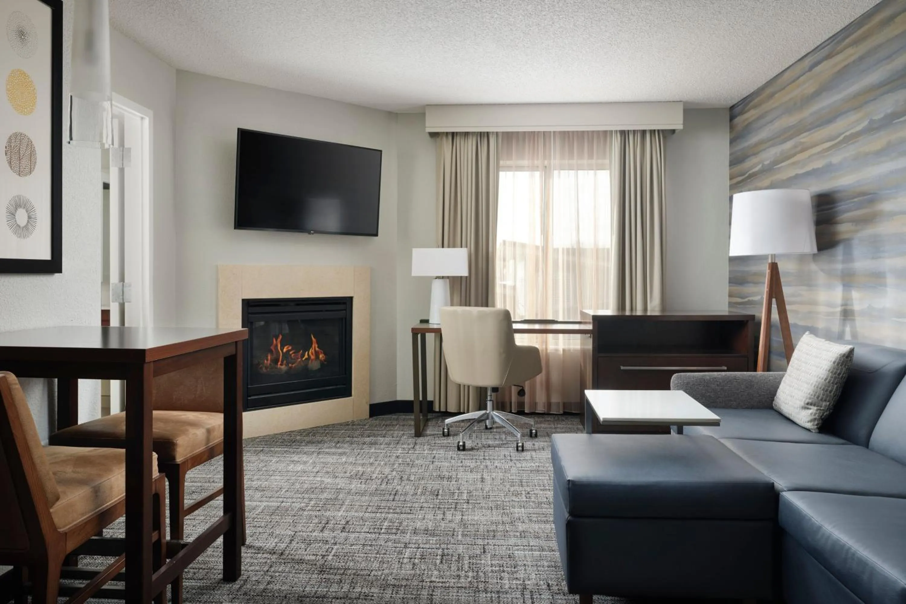 Living room in Residence Inn by Marriott Grand Rapids Airport