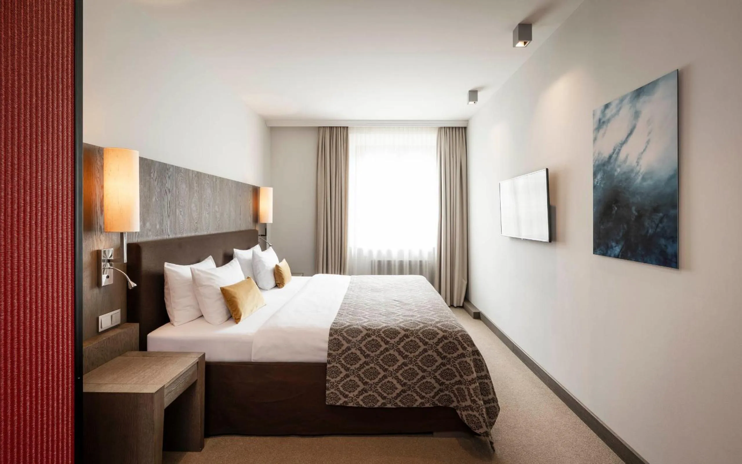 Bed in Schlosshotel Kitzbühel