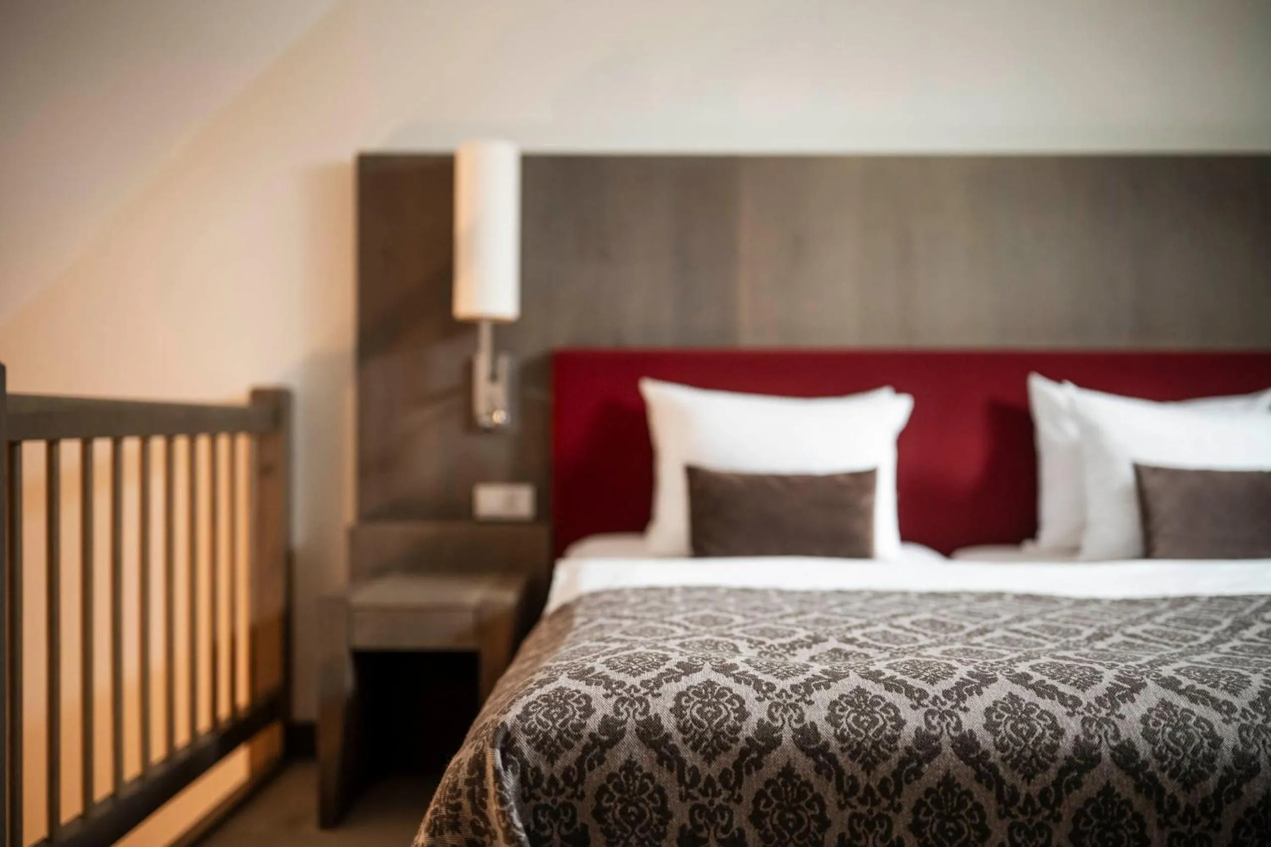 Bed in Schlosshotel Kitzbühel