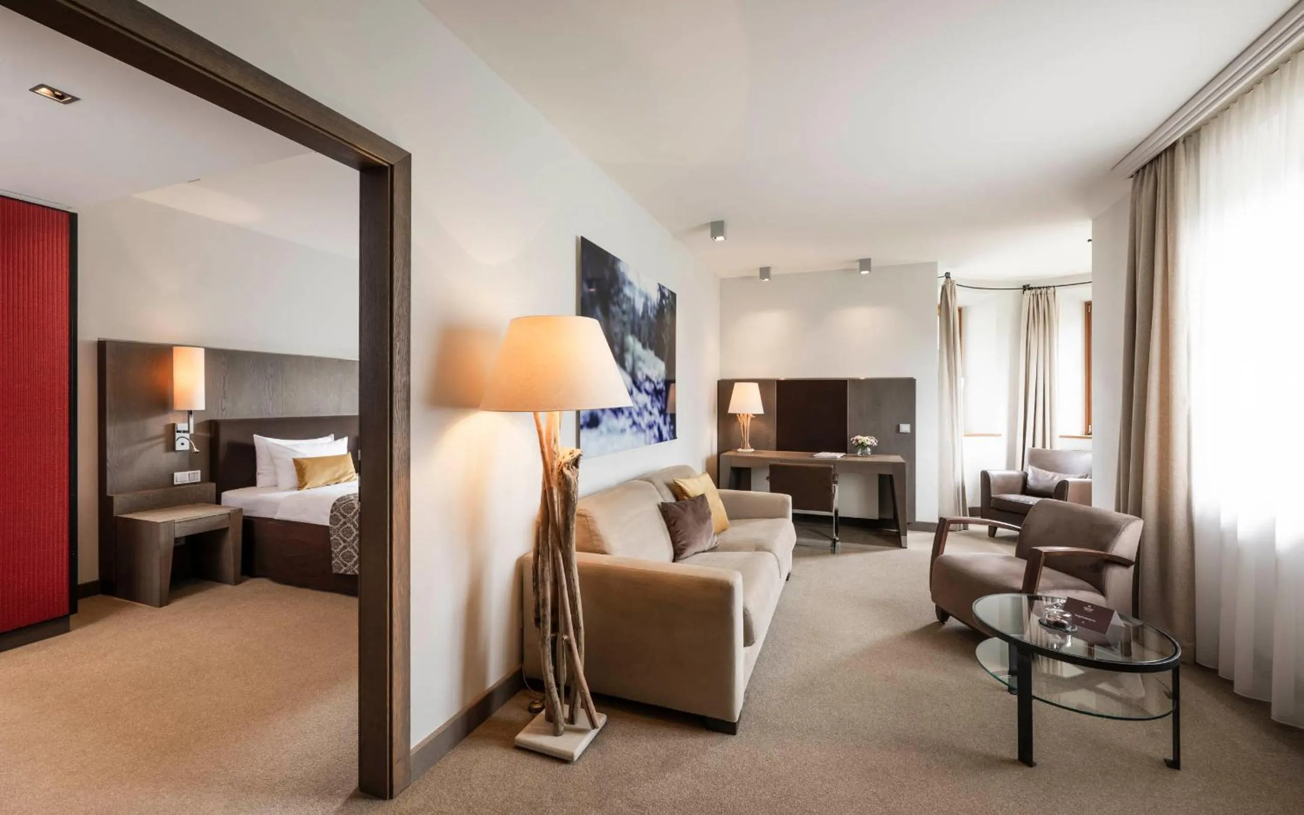 Bed in Schlosshotel Kitzbühel