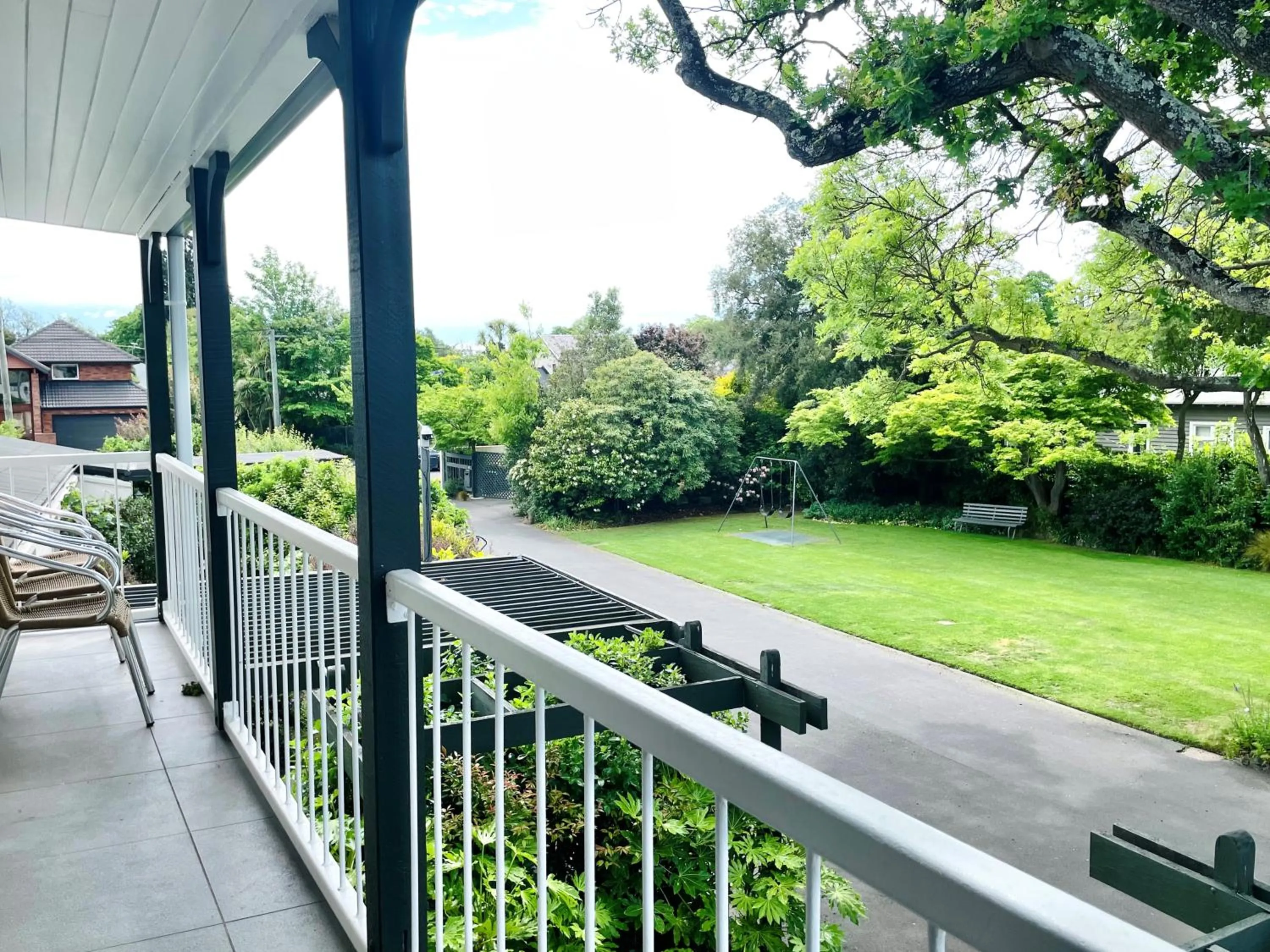 Balcony/Terrace in Ashleigh Court Motel-Christchurch Hagley Park