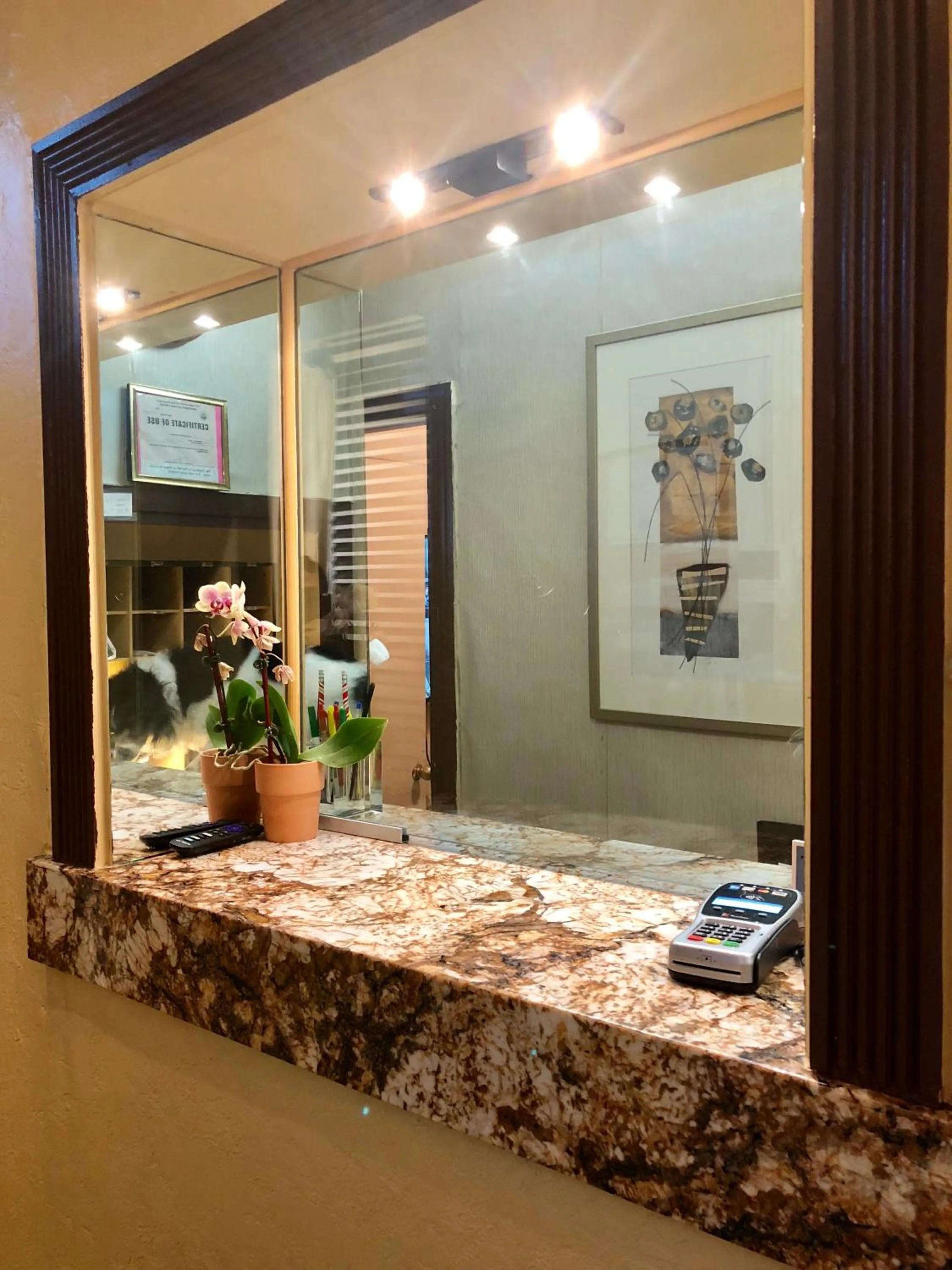 Lobby or reception in Luz Hotel