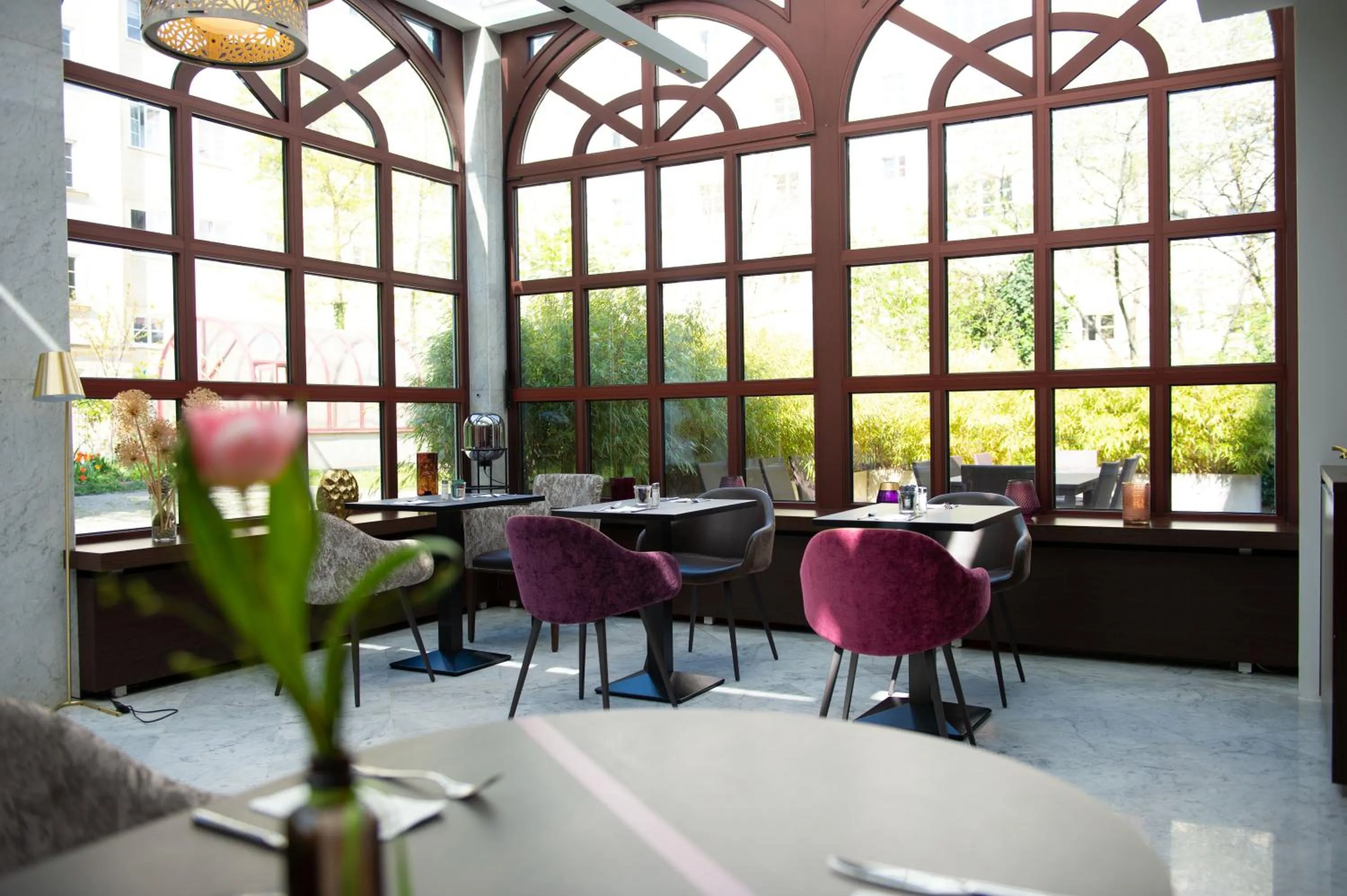 Seating area in arte Hotel Linz