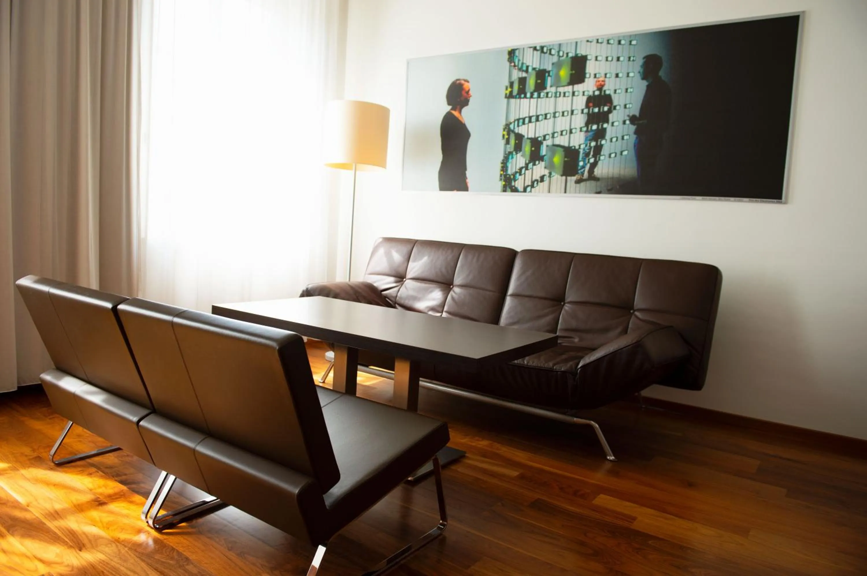 Seating area in arte Hotel Linz